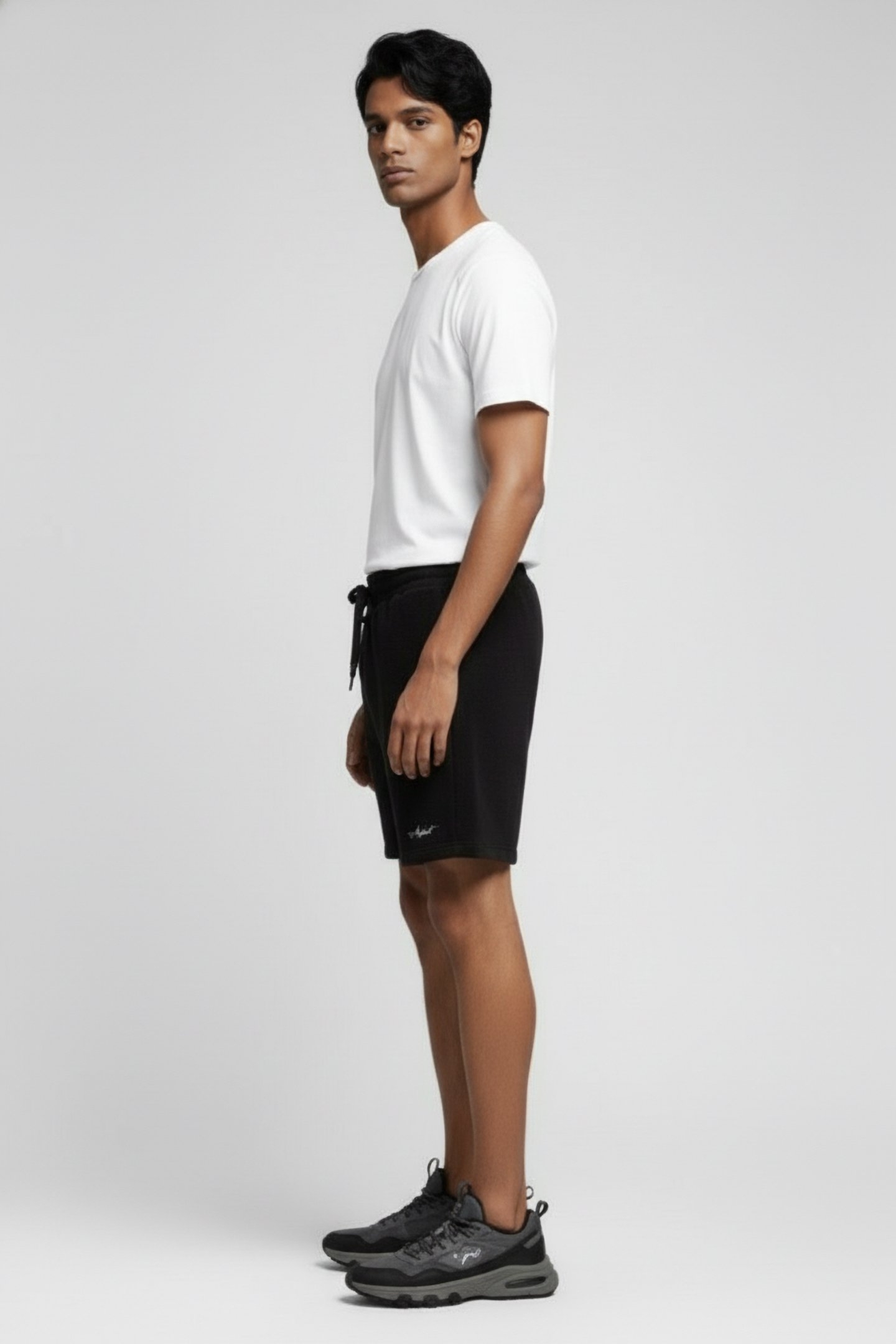 SALINAS TERRY SHORT BLACK 3