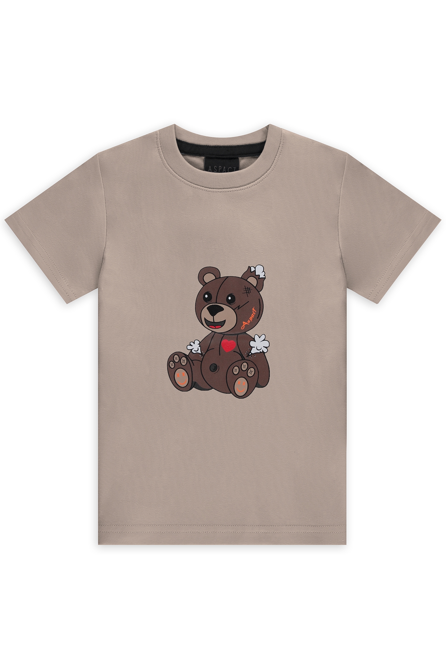 KIDS TEDDY TEE TAUPE 1