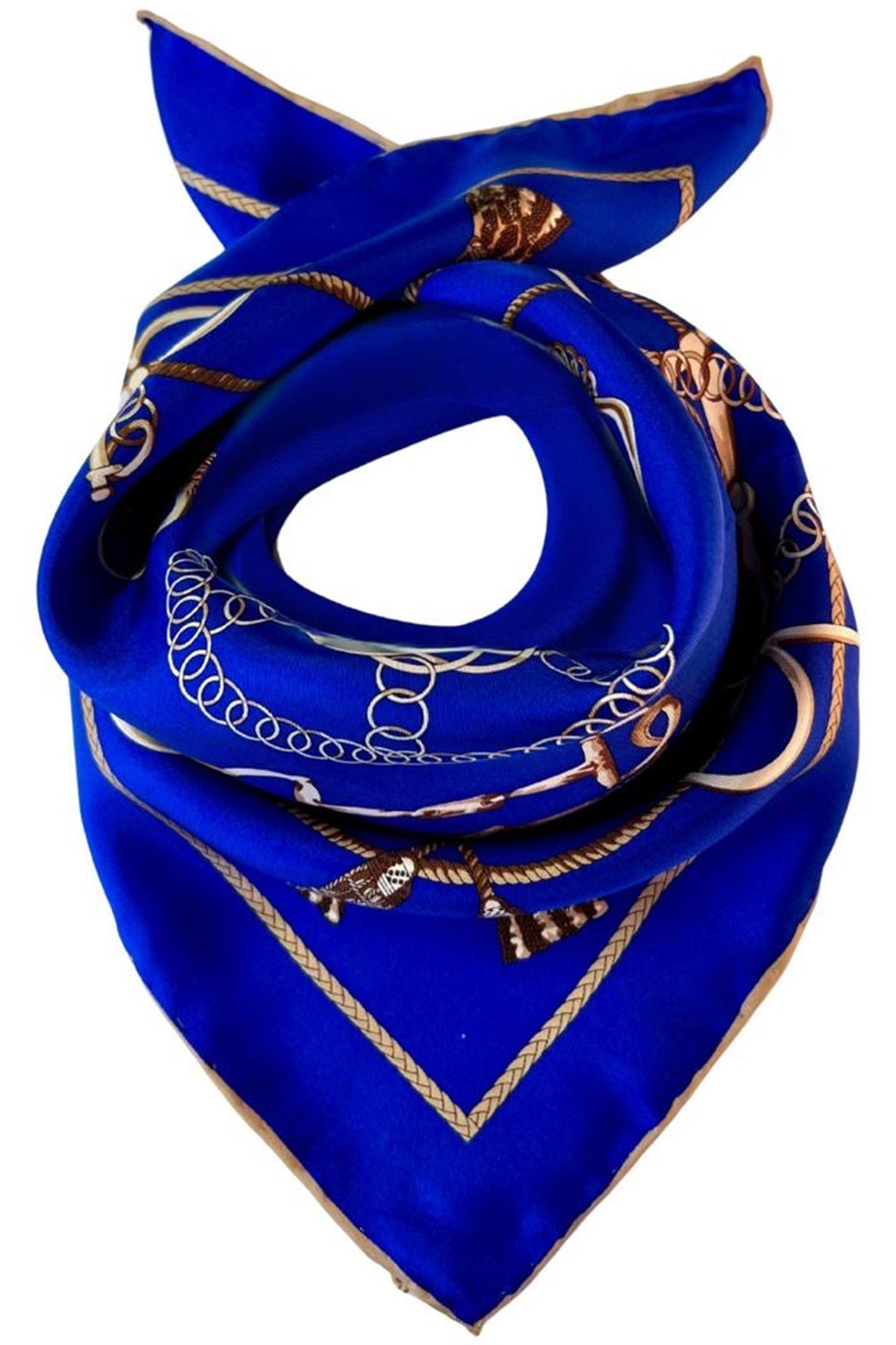 SCARF BURANO SMALL 302 BLUE 1