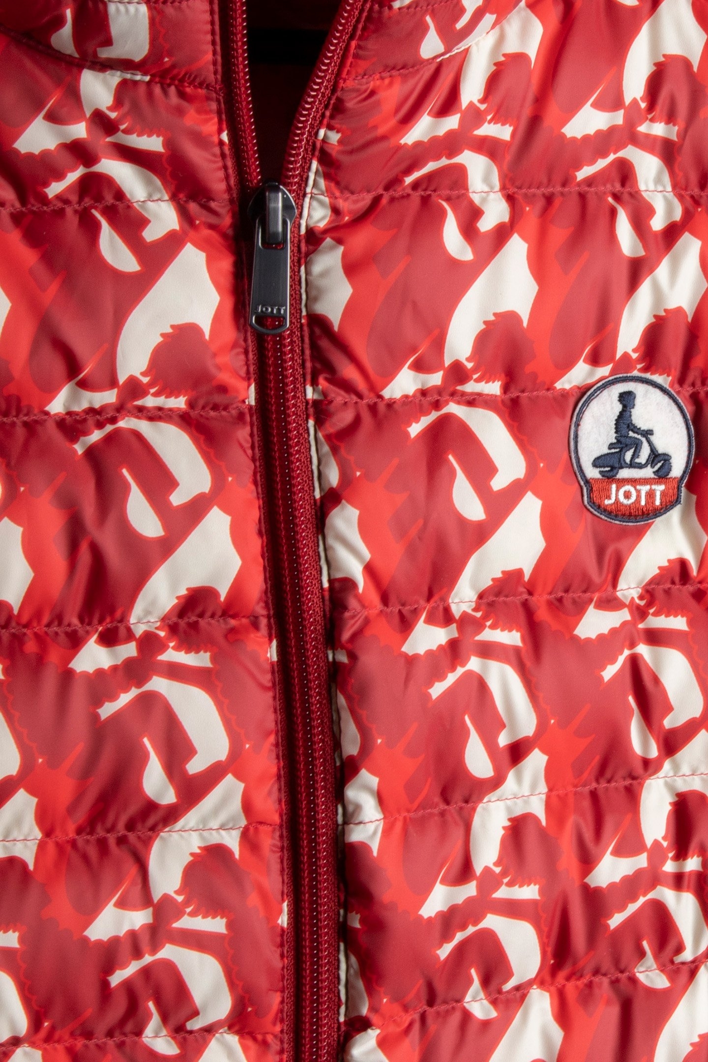 TOM MONOGRAM DOWN JACKET MONOGRAM FIRE RED 4