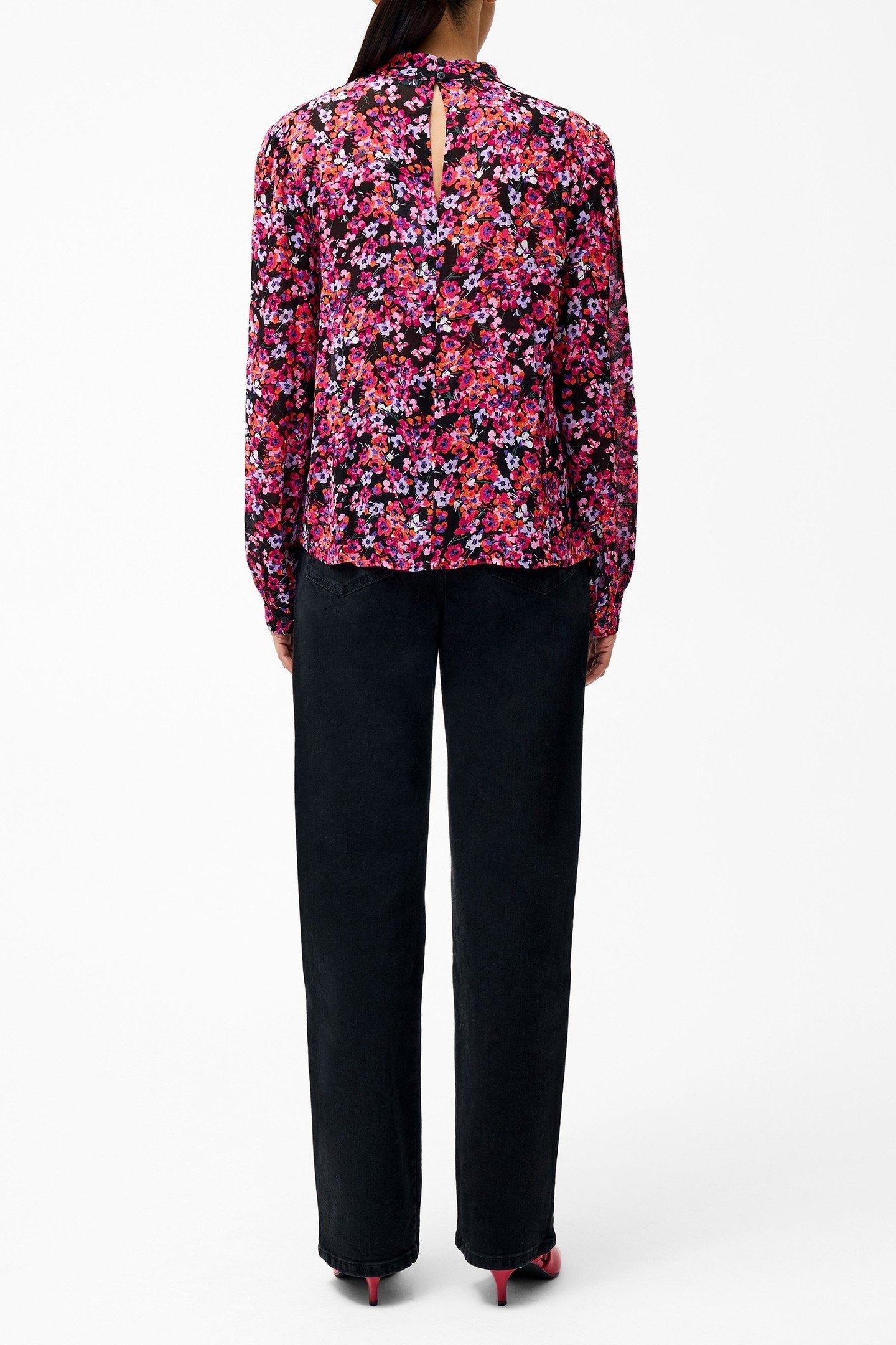 JENNIFER LS BLOUSE BLACK MULTI 3