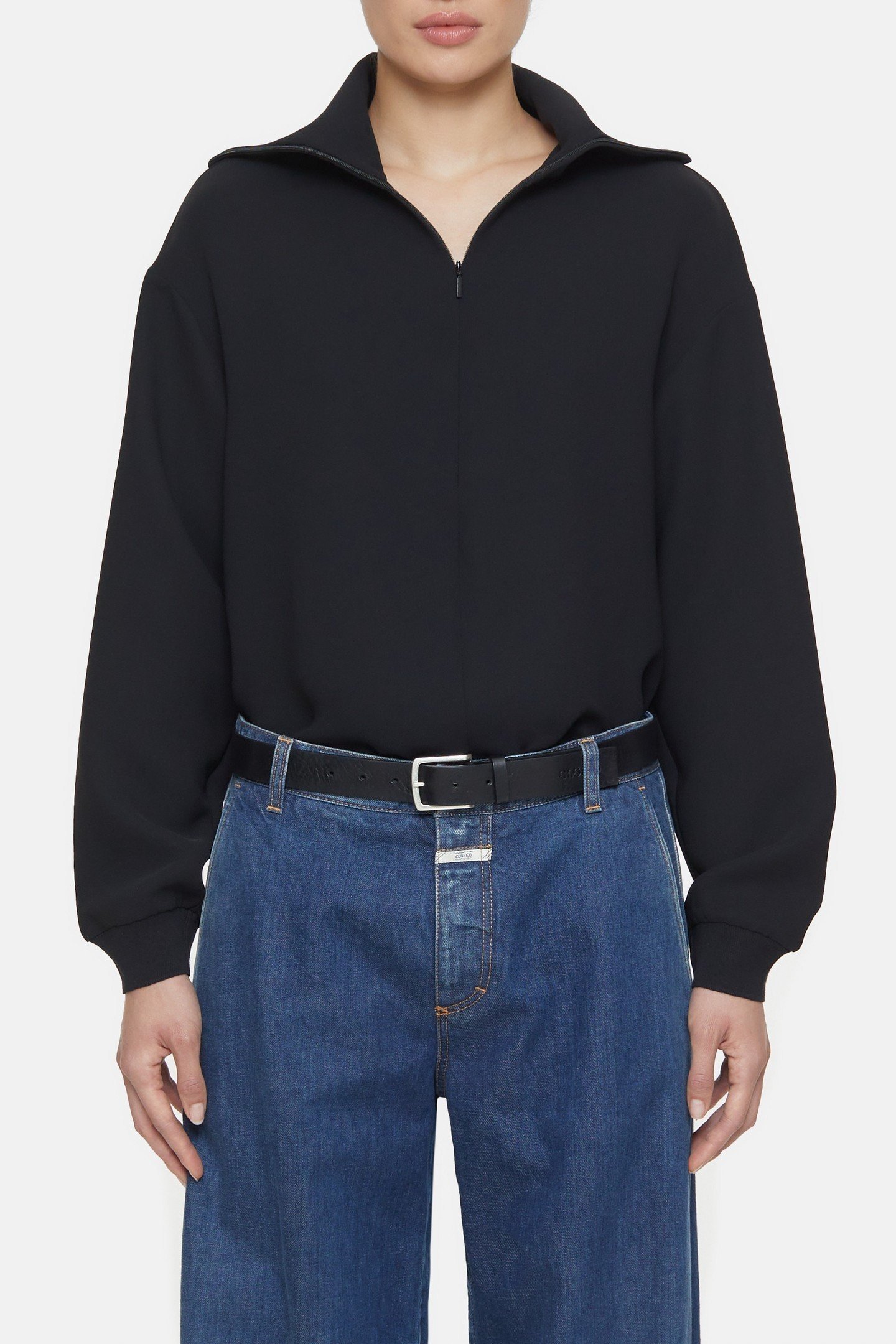 TRACK SUIT SHIRT & BLOUSES BLACK 1