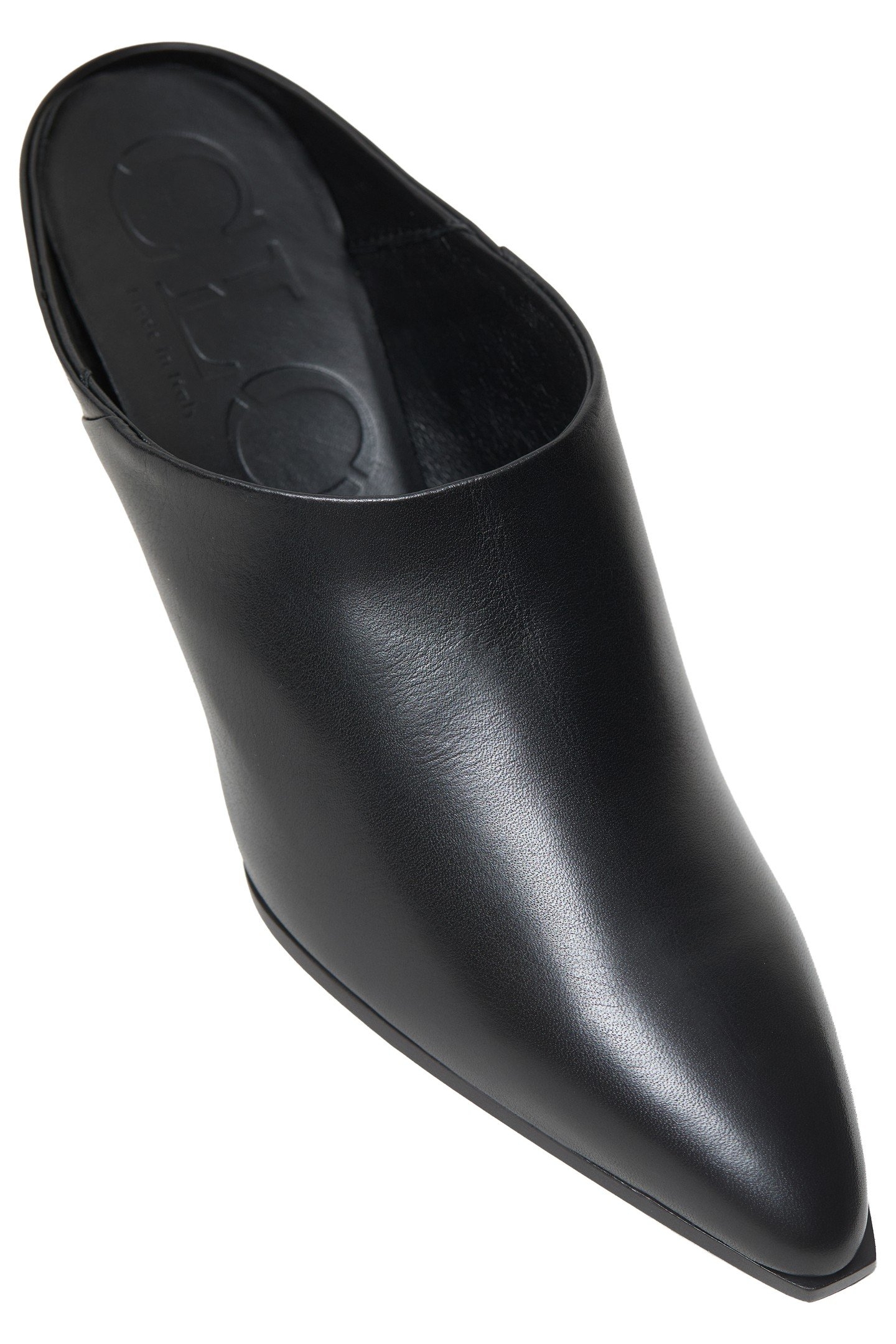 WEDGE MULE SHOES BLACK 3