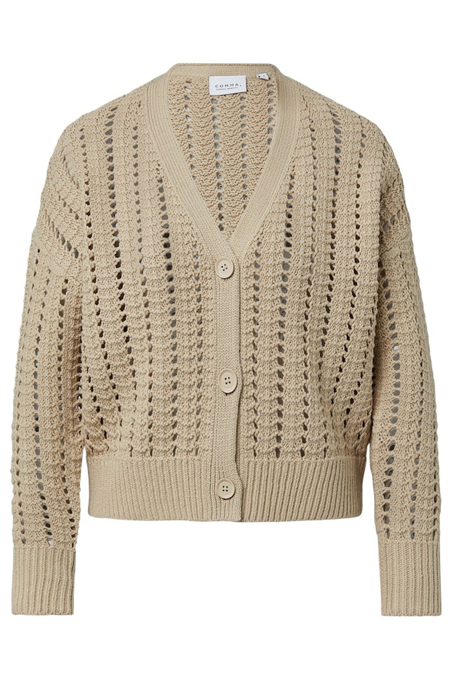 COMMA CARDIGAN BEIGE 1