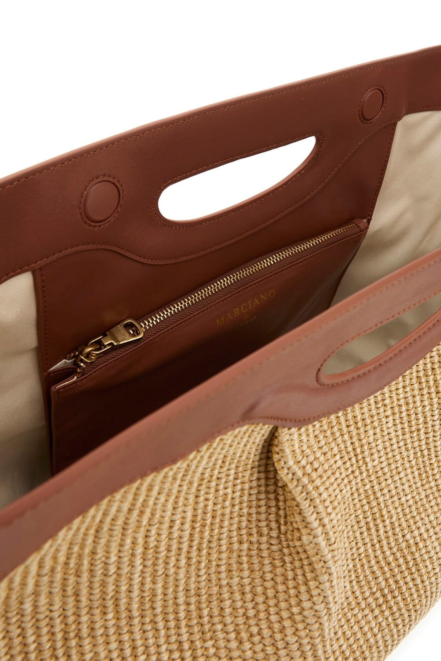 MARCIANO BY GUESS RAFFIA XL TOTE NATURAL 7