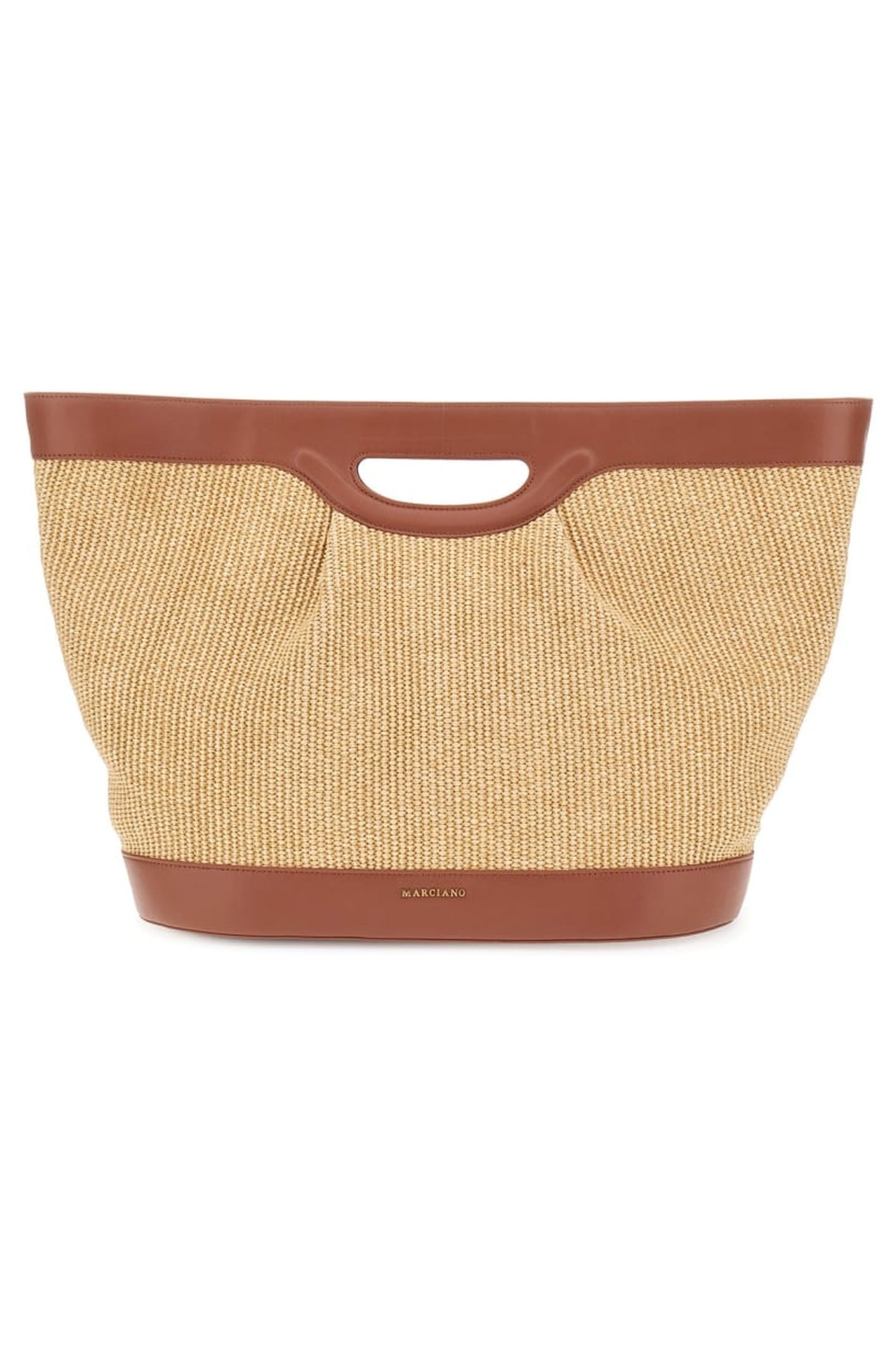 MARCIANO BY GUESS RAFFIA XL TOTE NATURAL 5