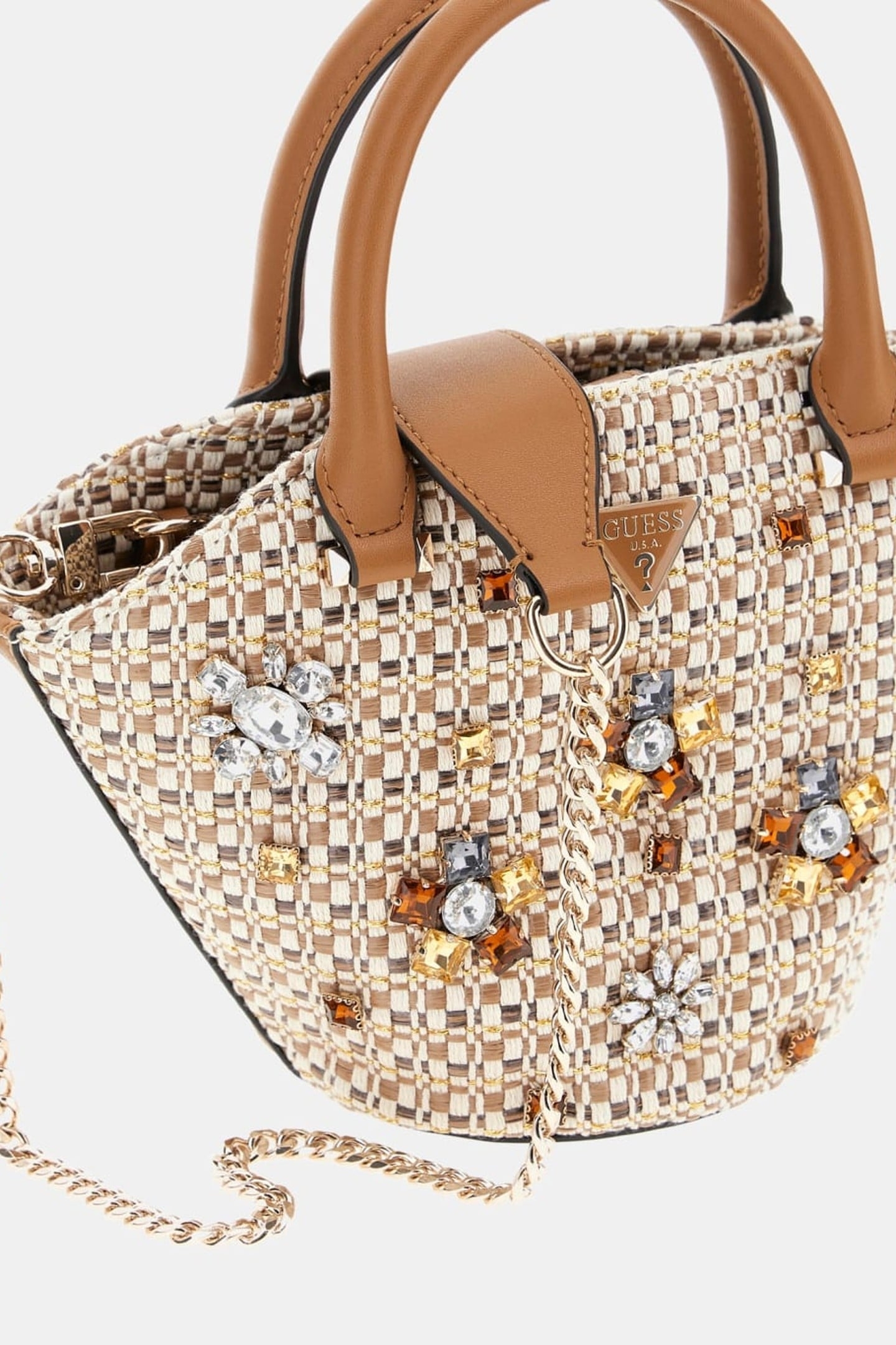 MARCIANO BY GUESS BEAUVOIR CONVERTIBL COGNAC MULTI 3