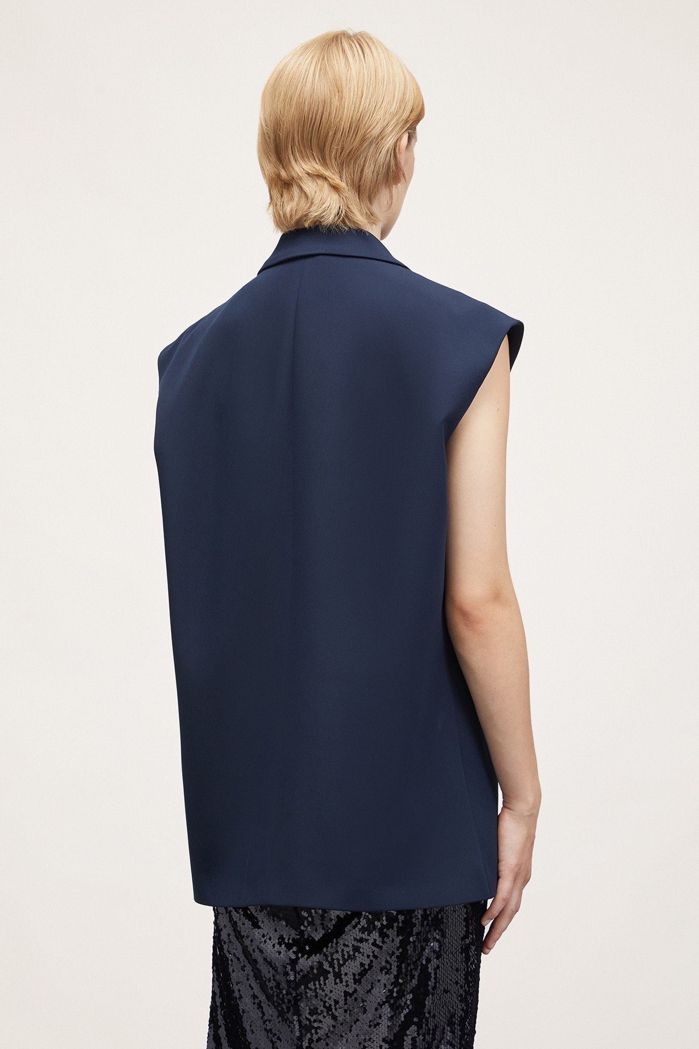 OVERSIZED WAISTCOAT BLUE 2