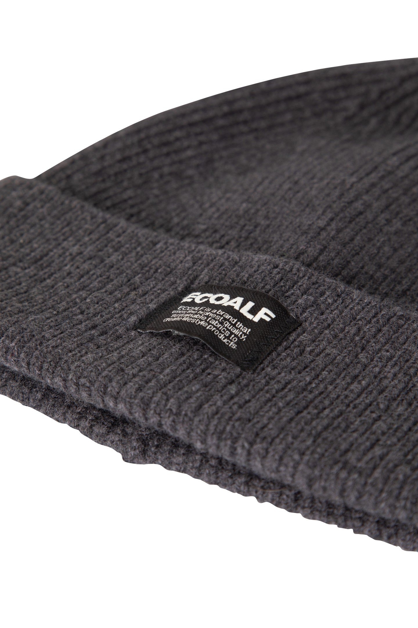 UNISEX WOOLALF BEANIE DARK GREY MELANGE 2