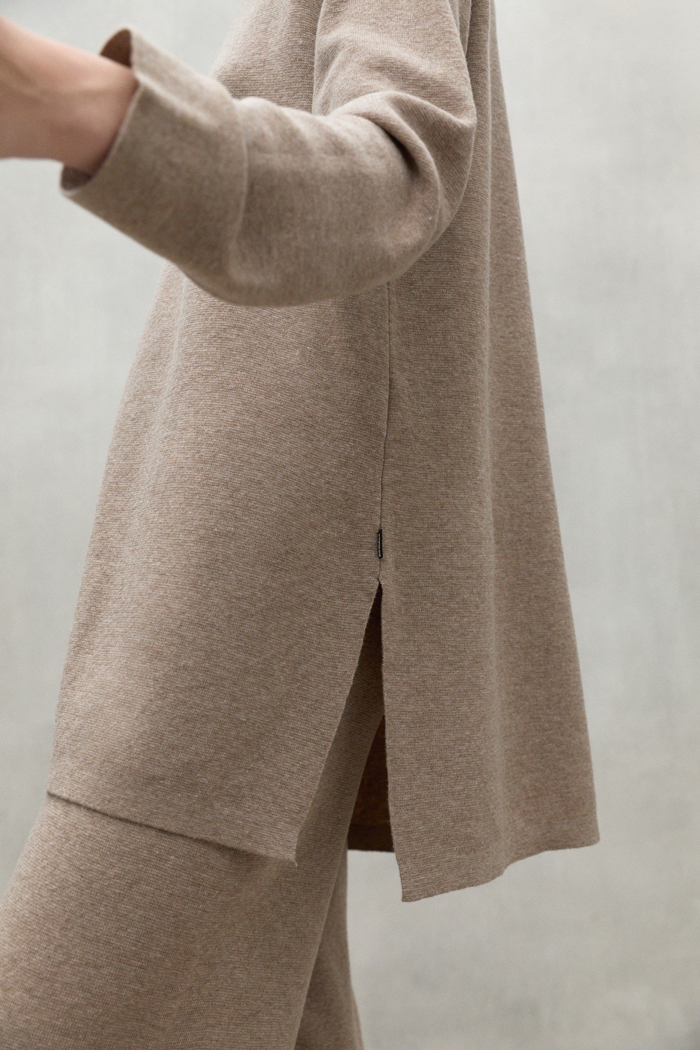 PALNAALF KNIT DARK SAND MELANGE 4