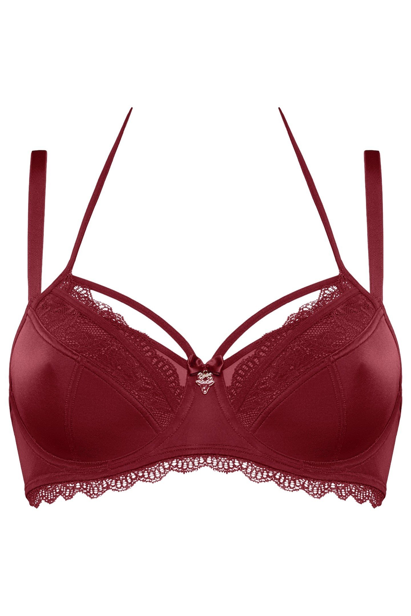 CARITA BRA BALCONY WIRED UNPADDED RED 4