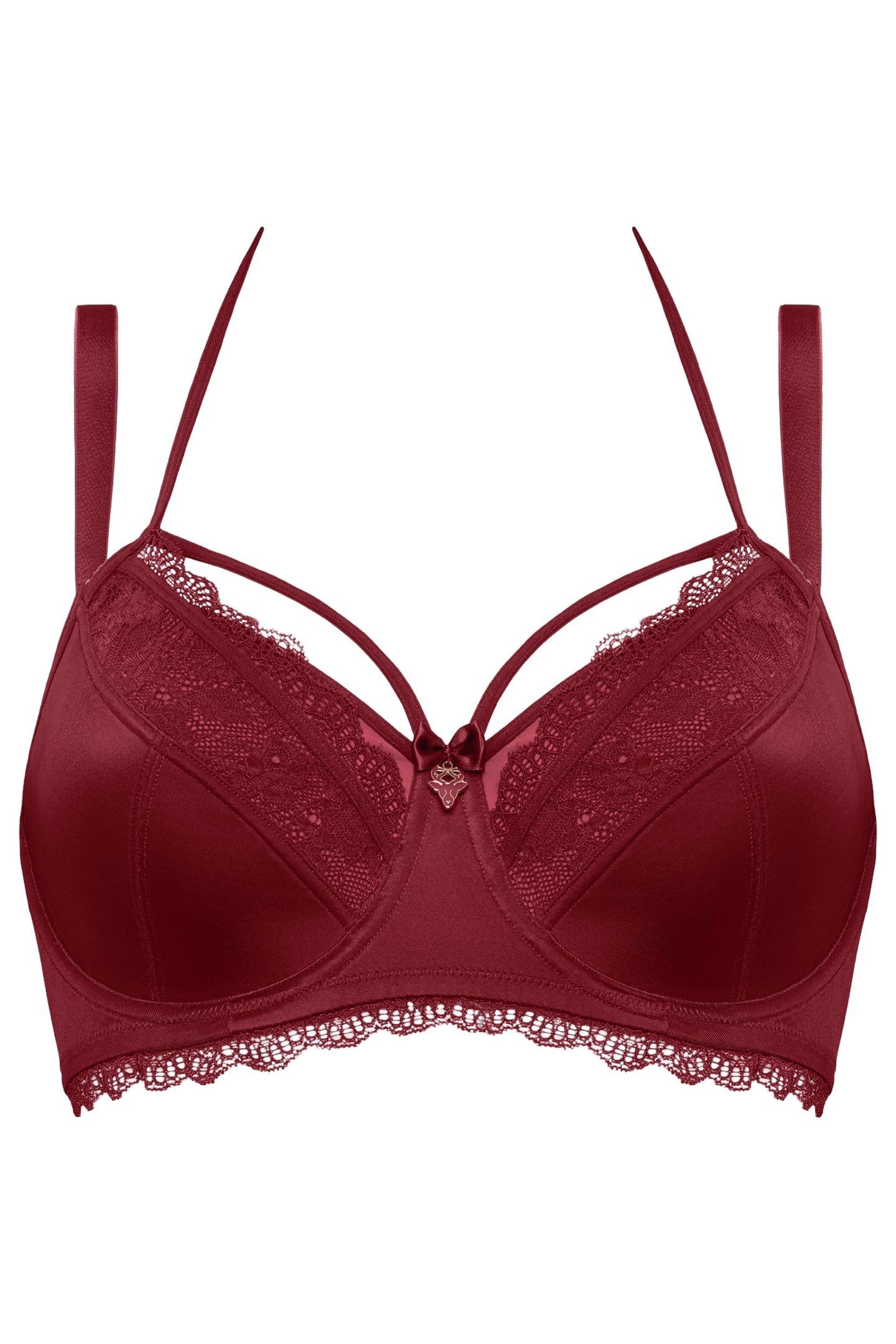 CARITA BRA BALCONY WIRED UNPADDED RED 3