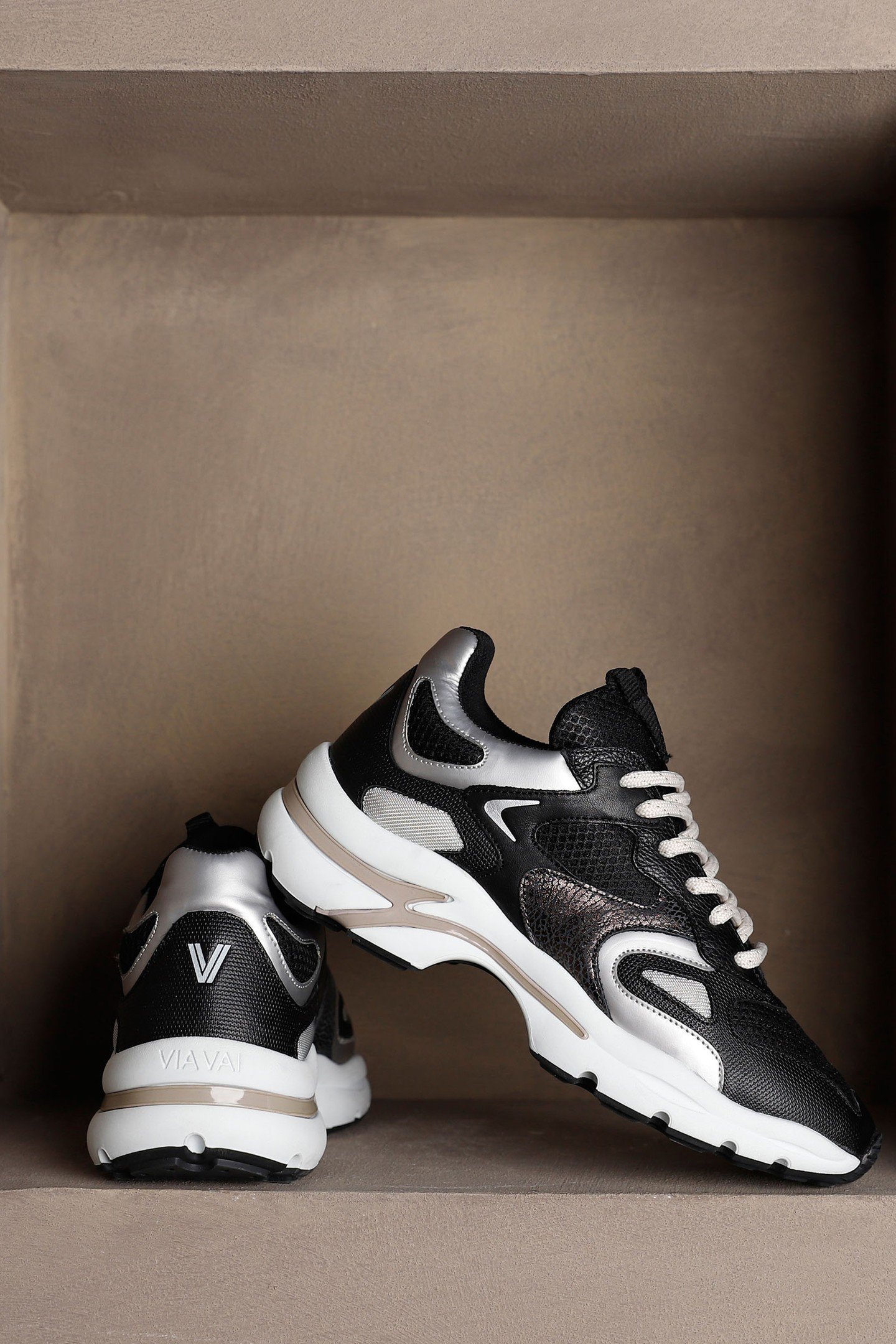 VESPER DUE SNEAKERS BLACK 2