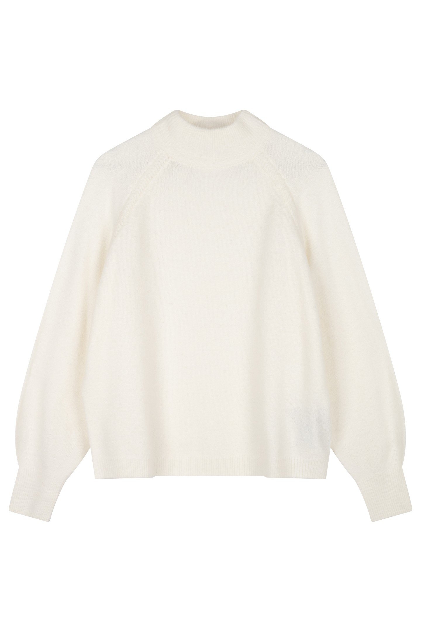 SWEATER CABLE RAGLAN OFF WHITE 4