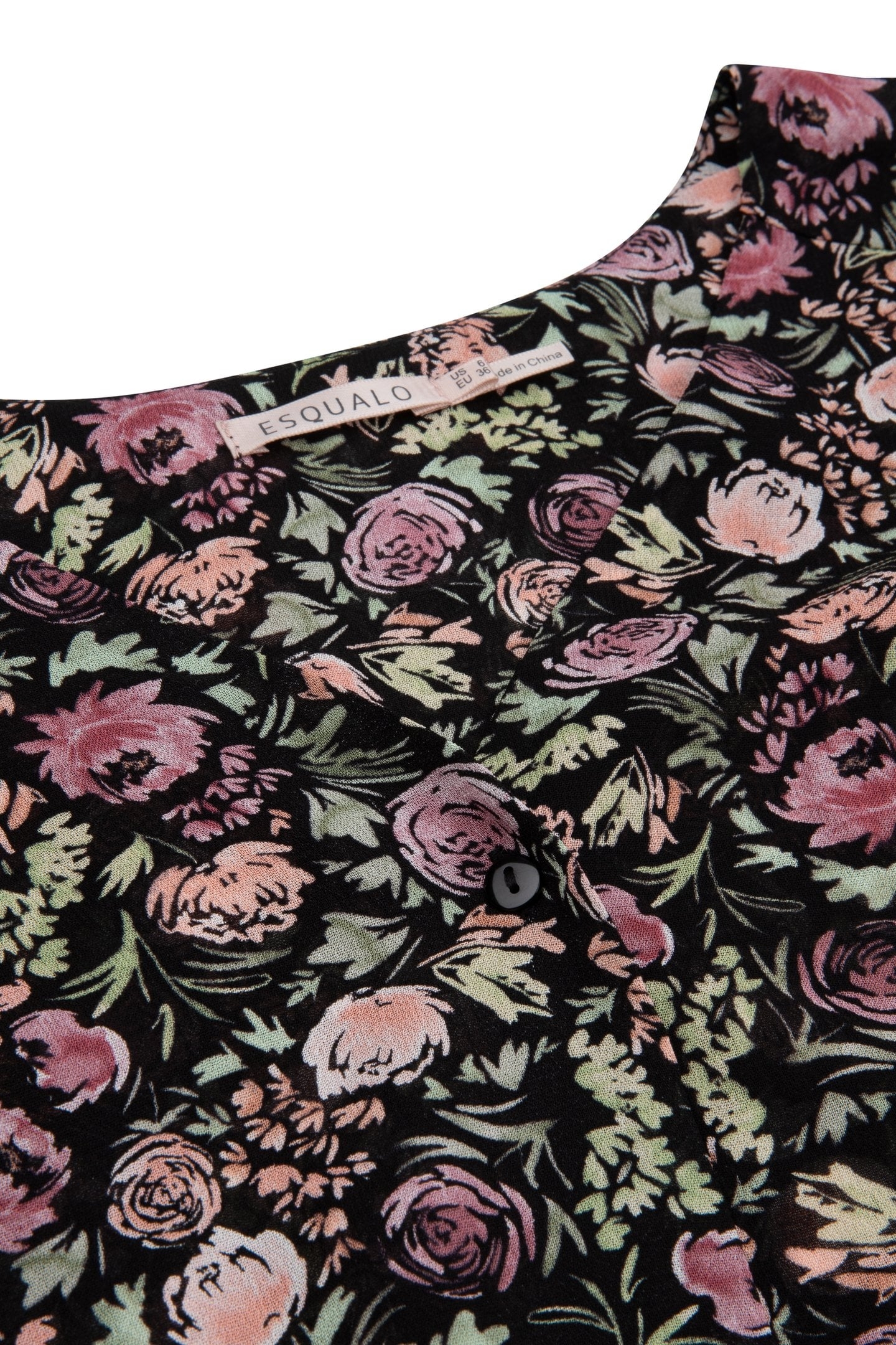 BLOUSE V-NECK SOFT DECO PRINT PRINT 7