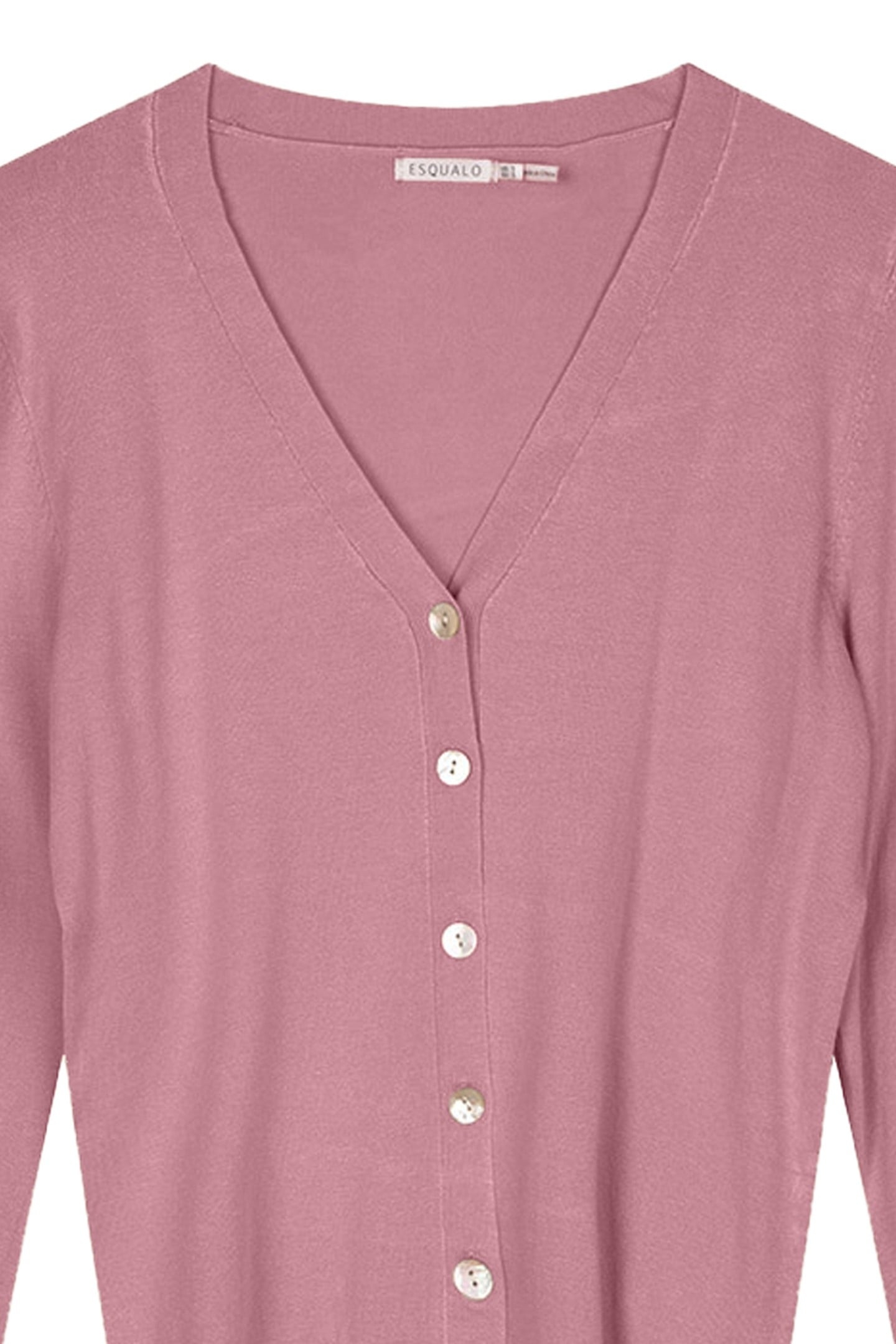 CARDIGAN BASIC V-NECK VINTAGE ROSE 3
