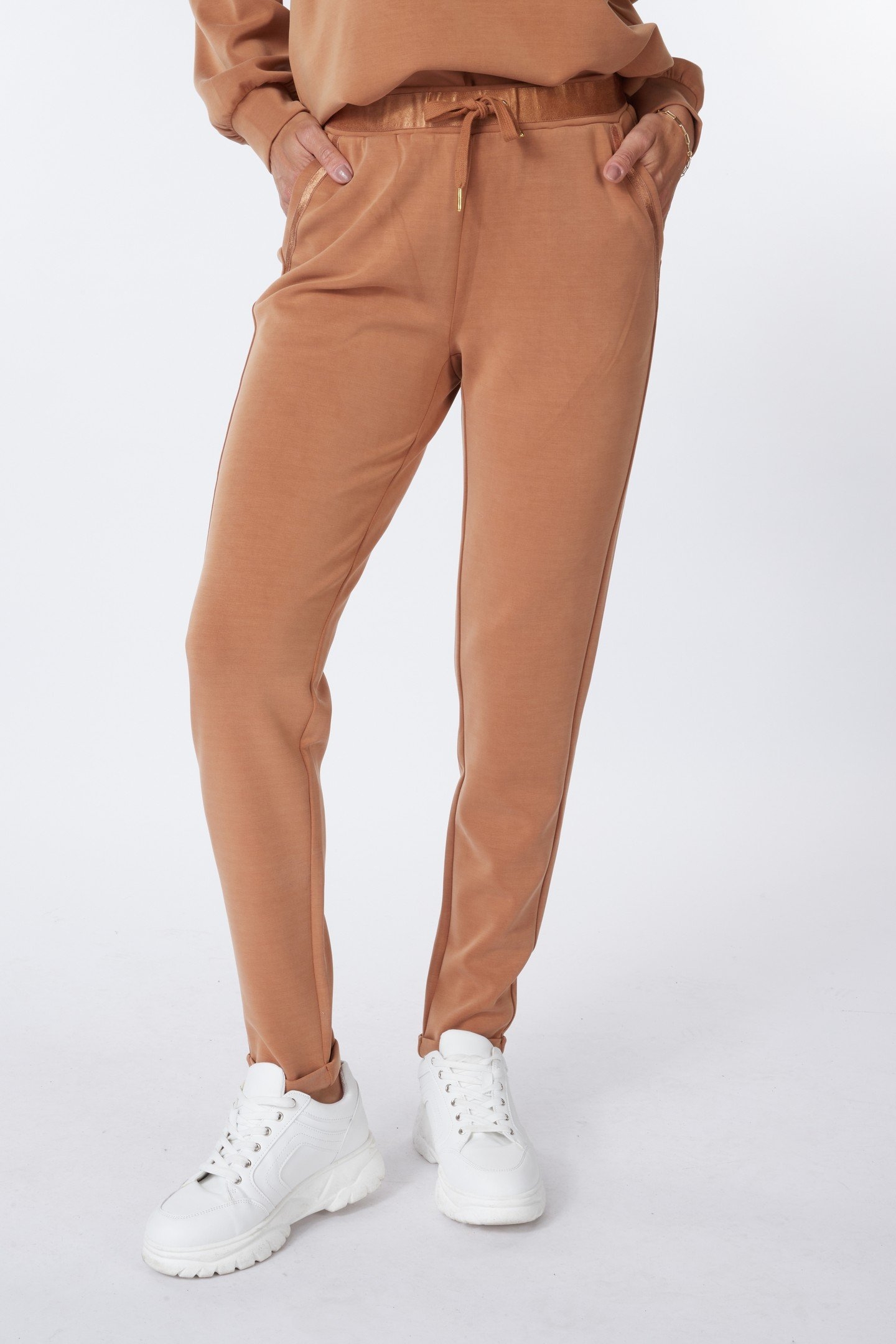 TROUSERS MODAL COPPER BROWN 2