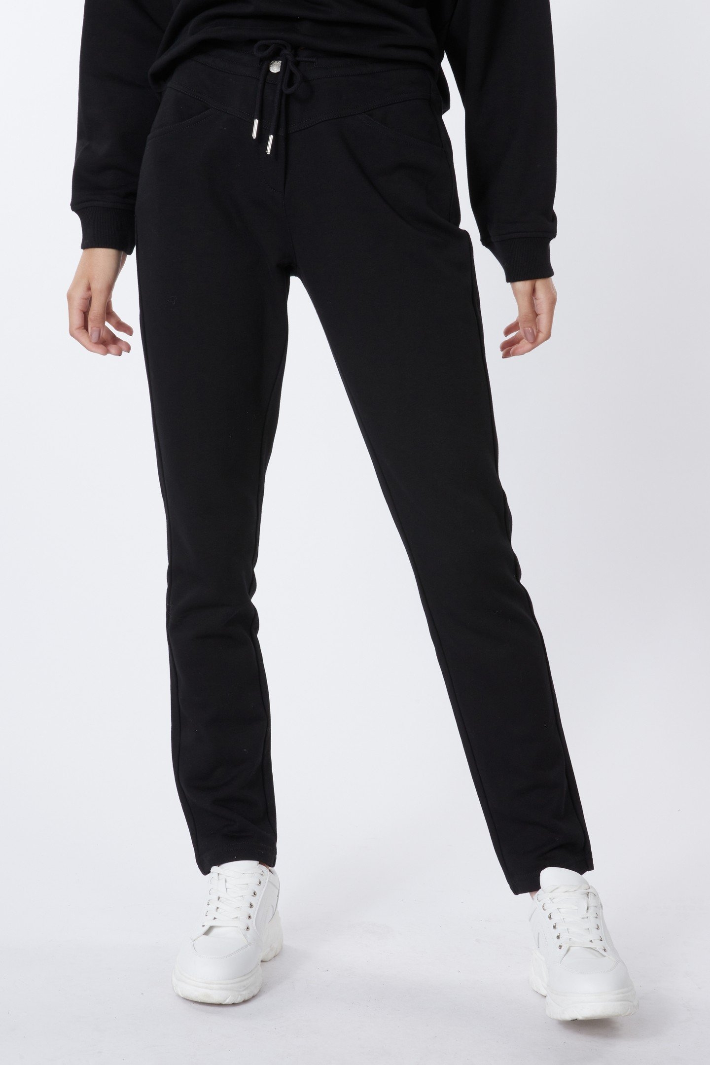 TROUSERS FANCY YOKE SWEAT BLACK 2