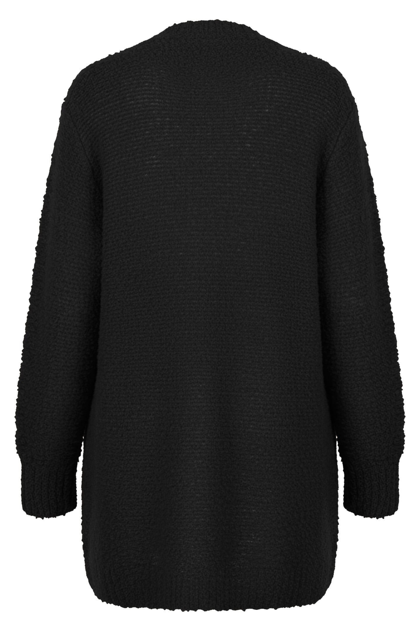 CARDIGAN BOUCLE KNIT BLACK 2