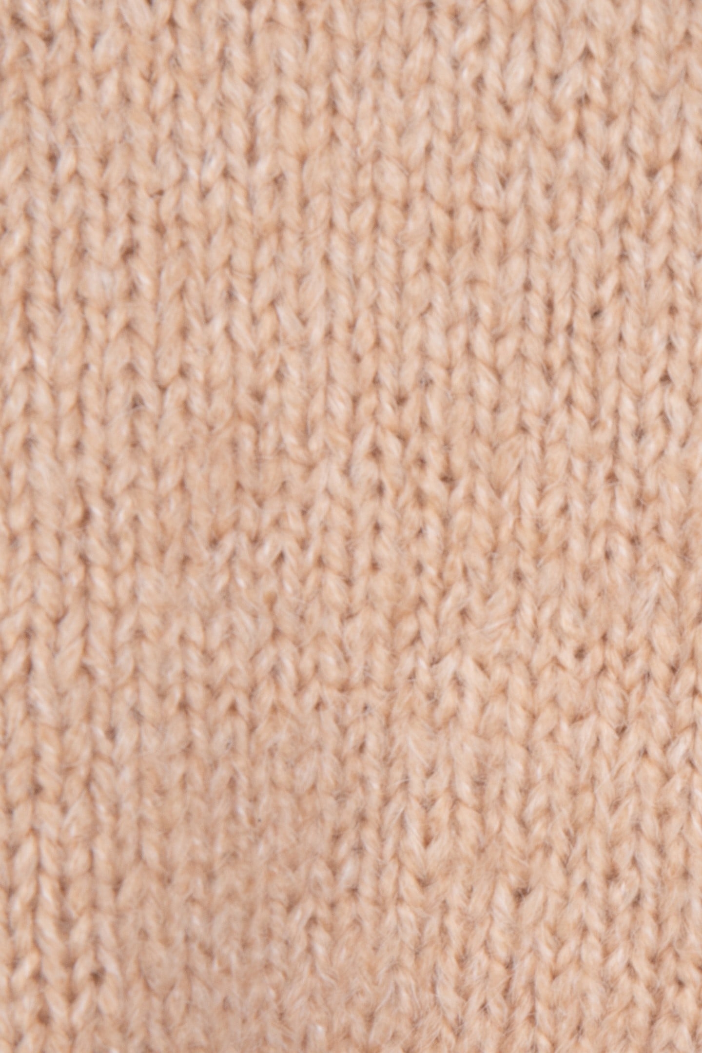 SWEATER CHUNKY V-NECK CAMEL 7