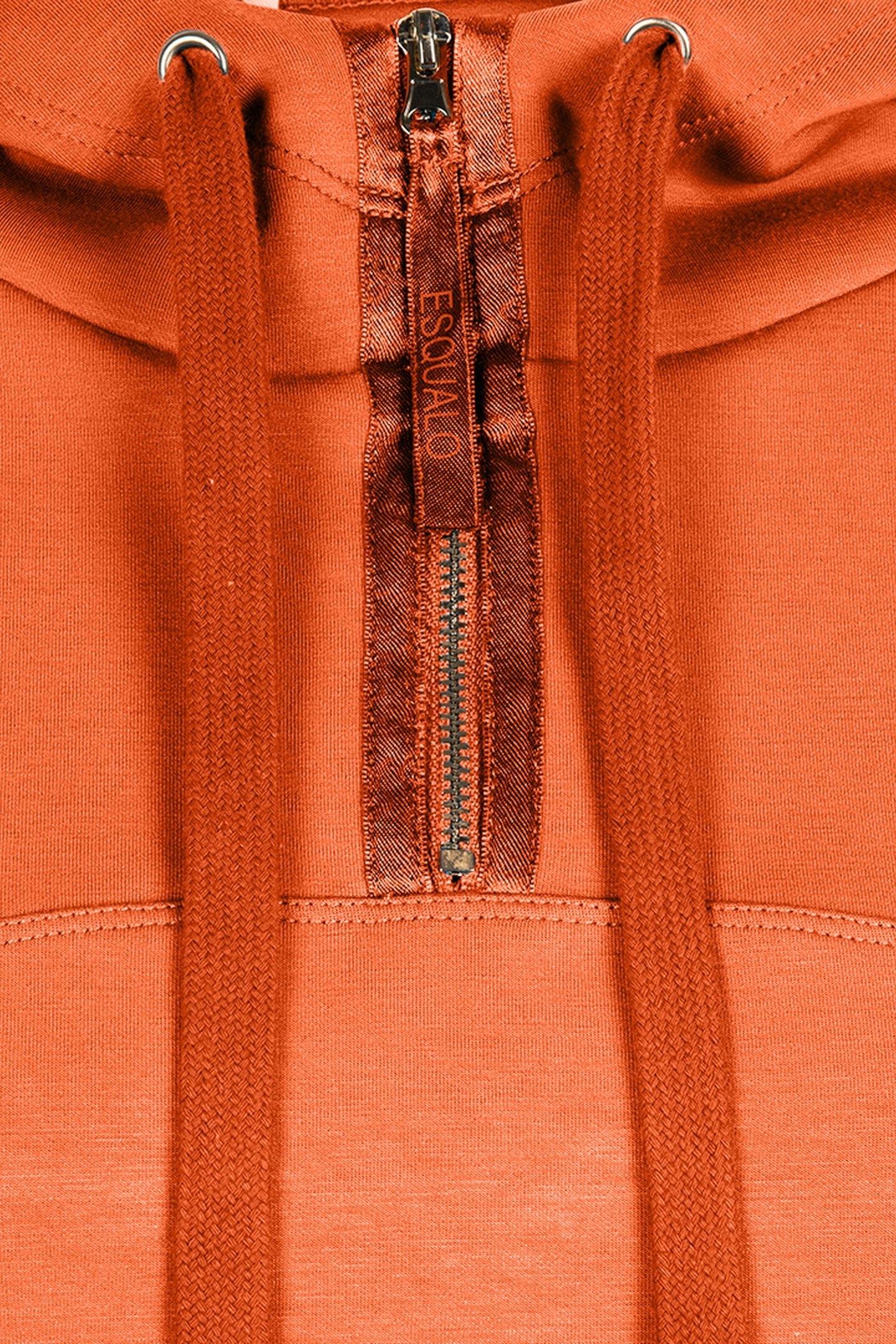 SWEATER HOODIE MODAL RUST 3