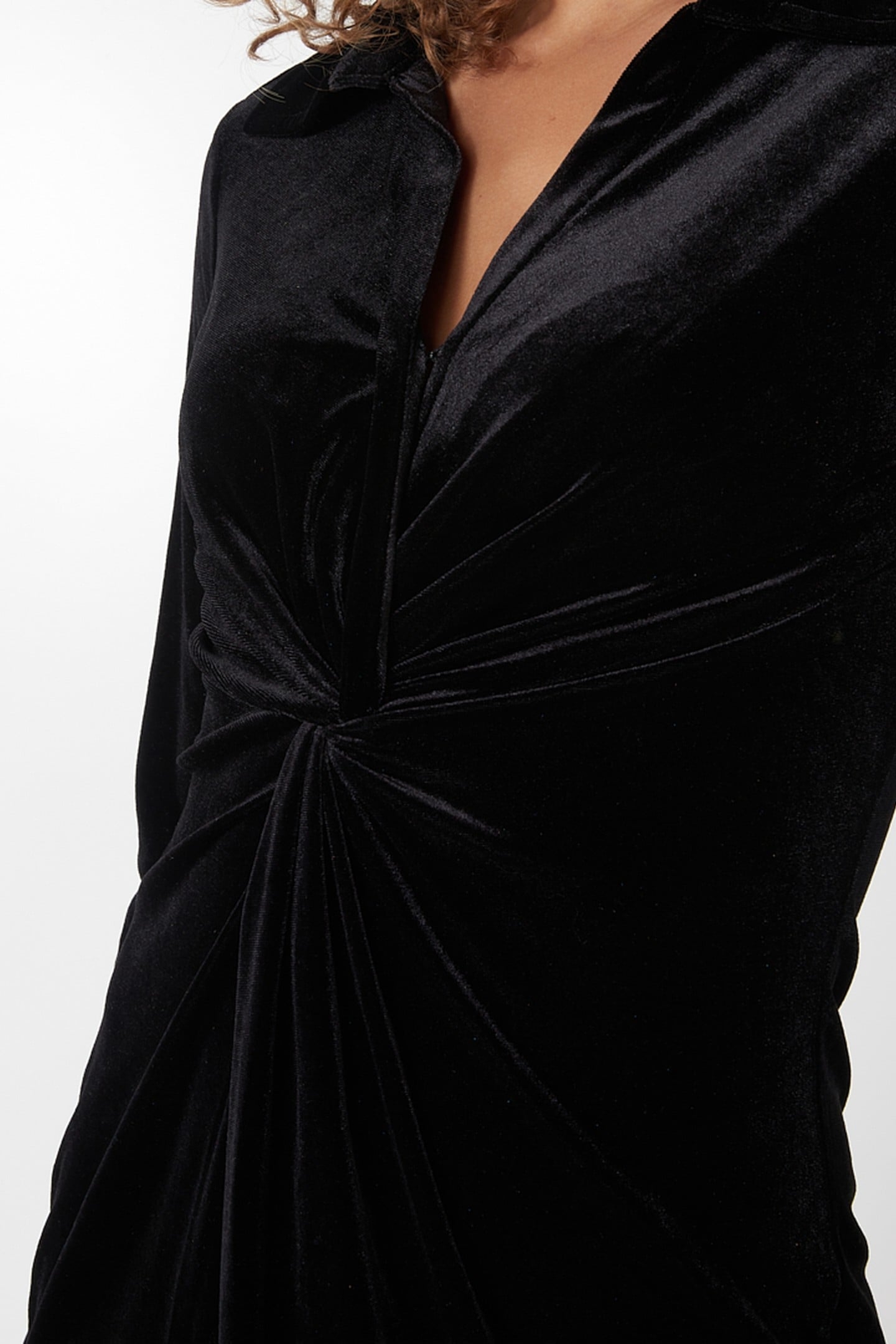 DRESS WRAP VELOURS BLACK 8