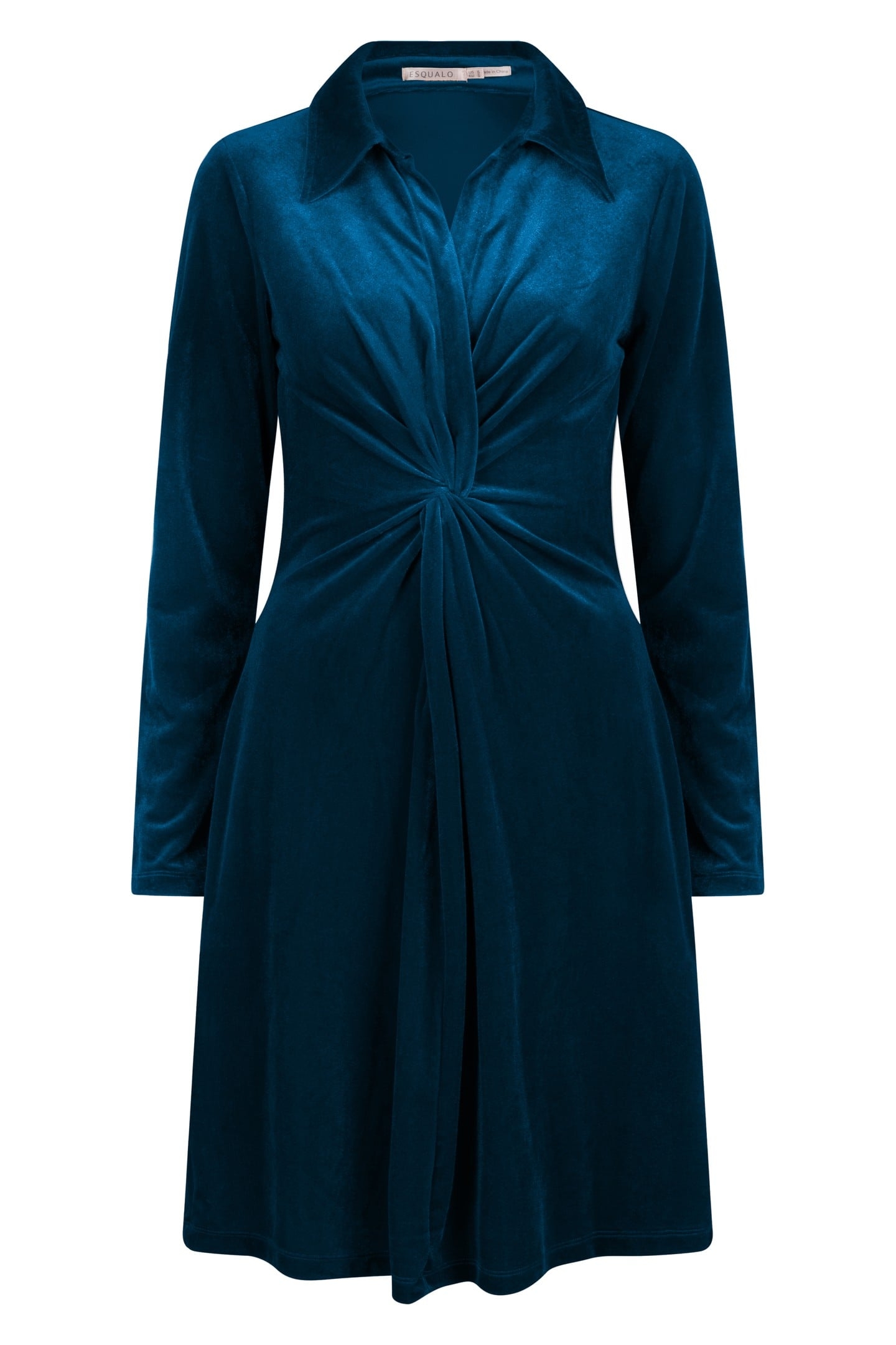DRESS WRAP VELOURS GALAXY BLUE 1