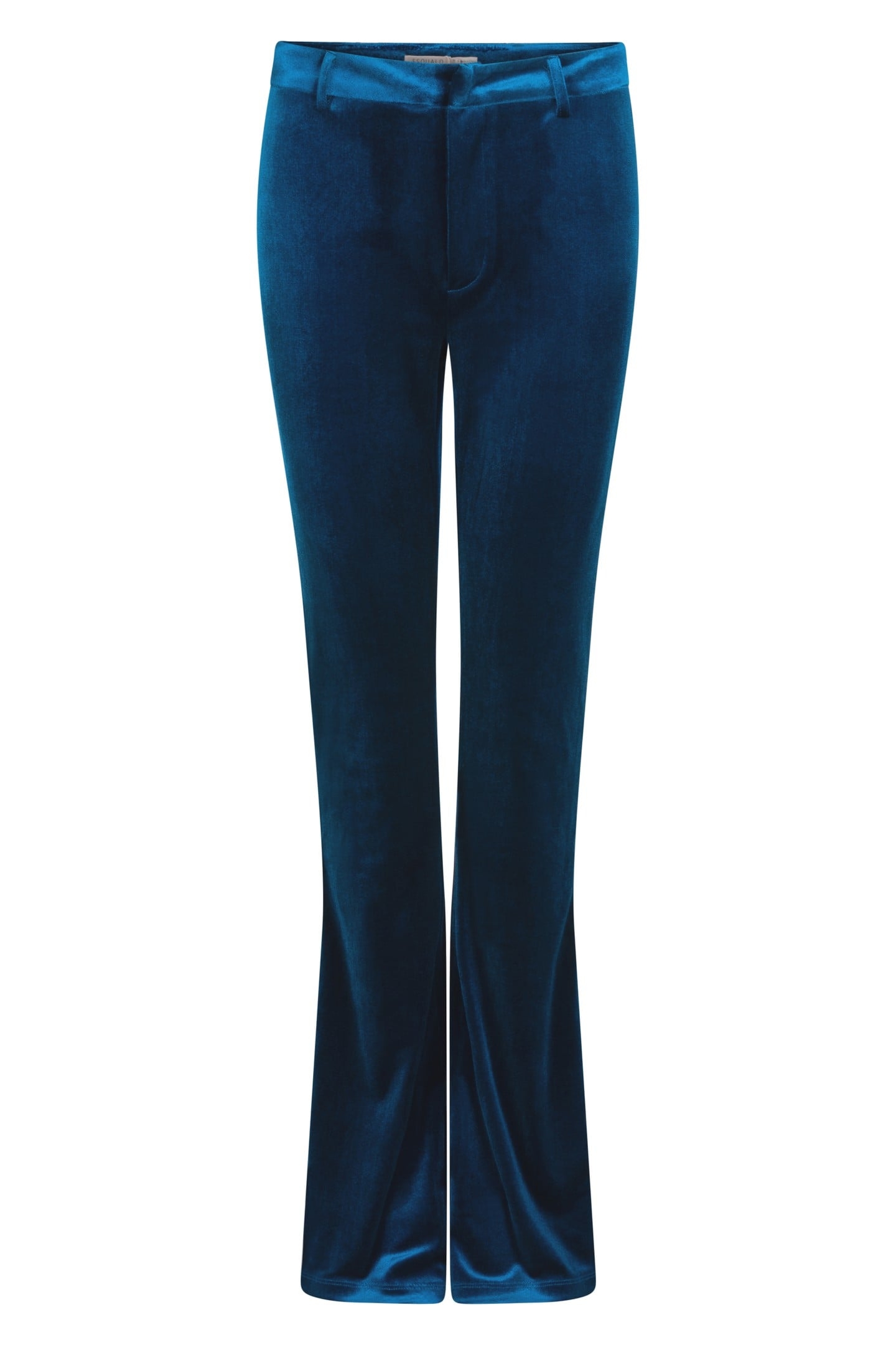 TROUSERS FLAIR VELOURS GALAXY BLUE 4