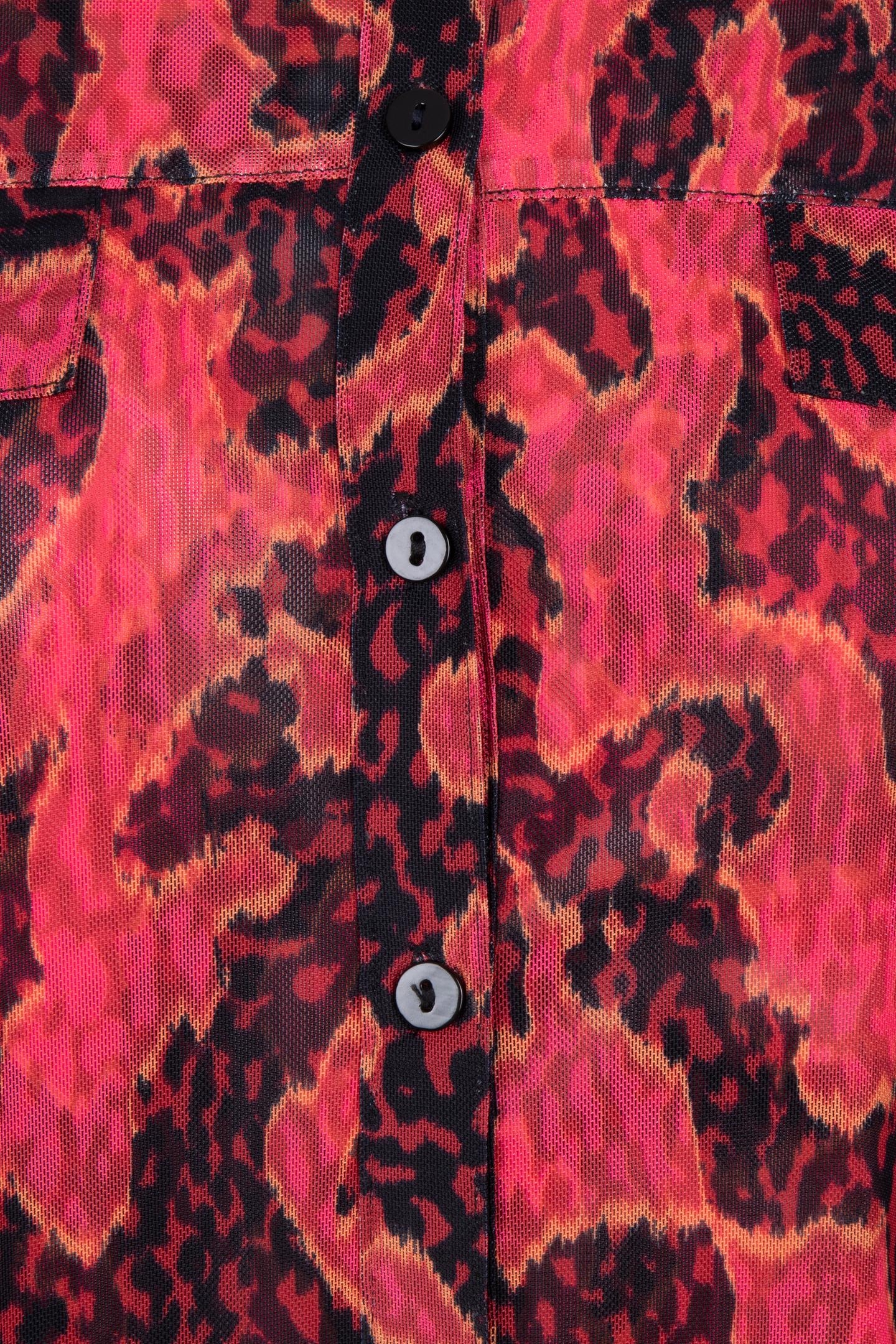 BLOUSE MESH MASTERPIECE PRINT 7