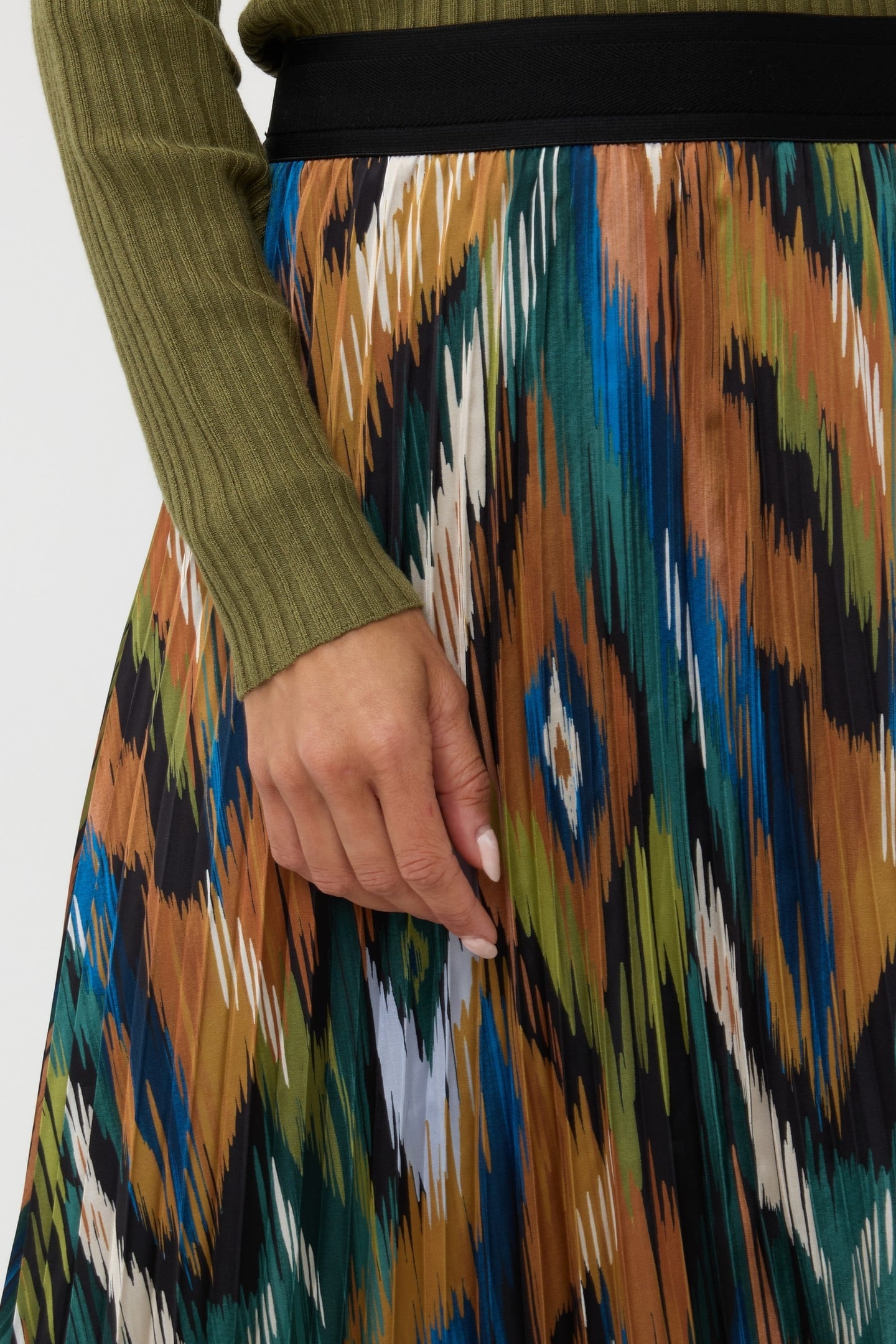 SKIRT PLISSE UNIVERSE LIGHTNING PRINT 8