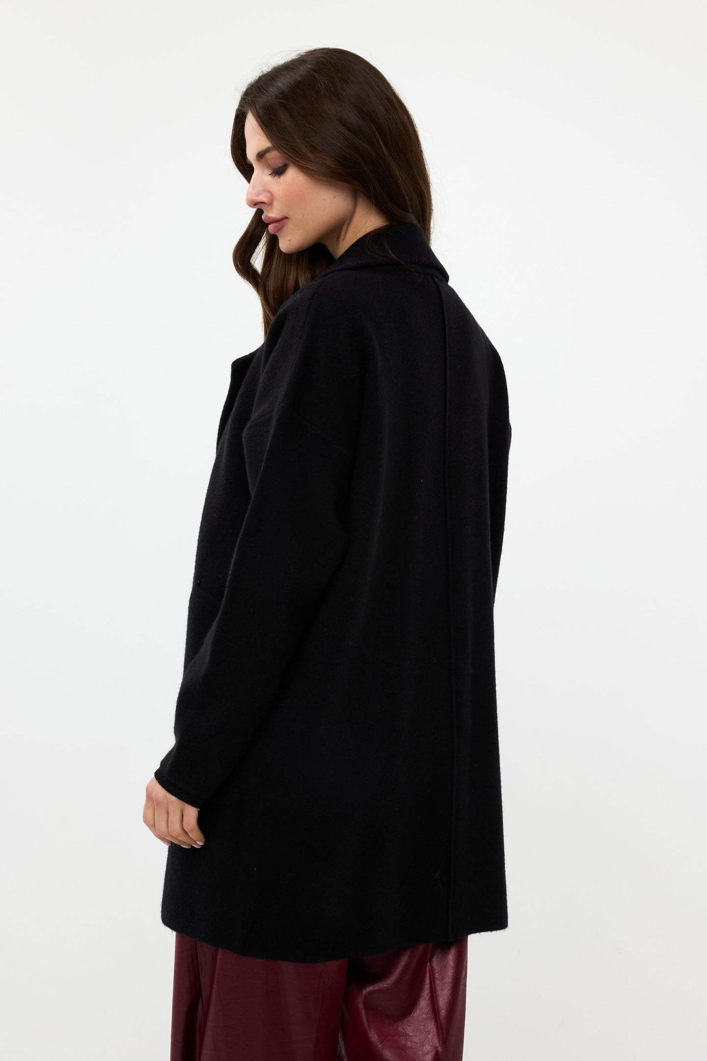 CARDIGAN BLAZER LONG BLACK 3