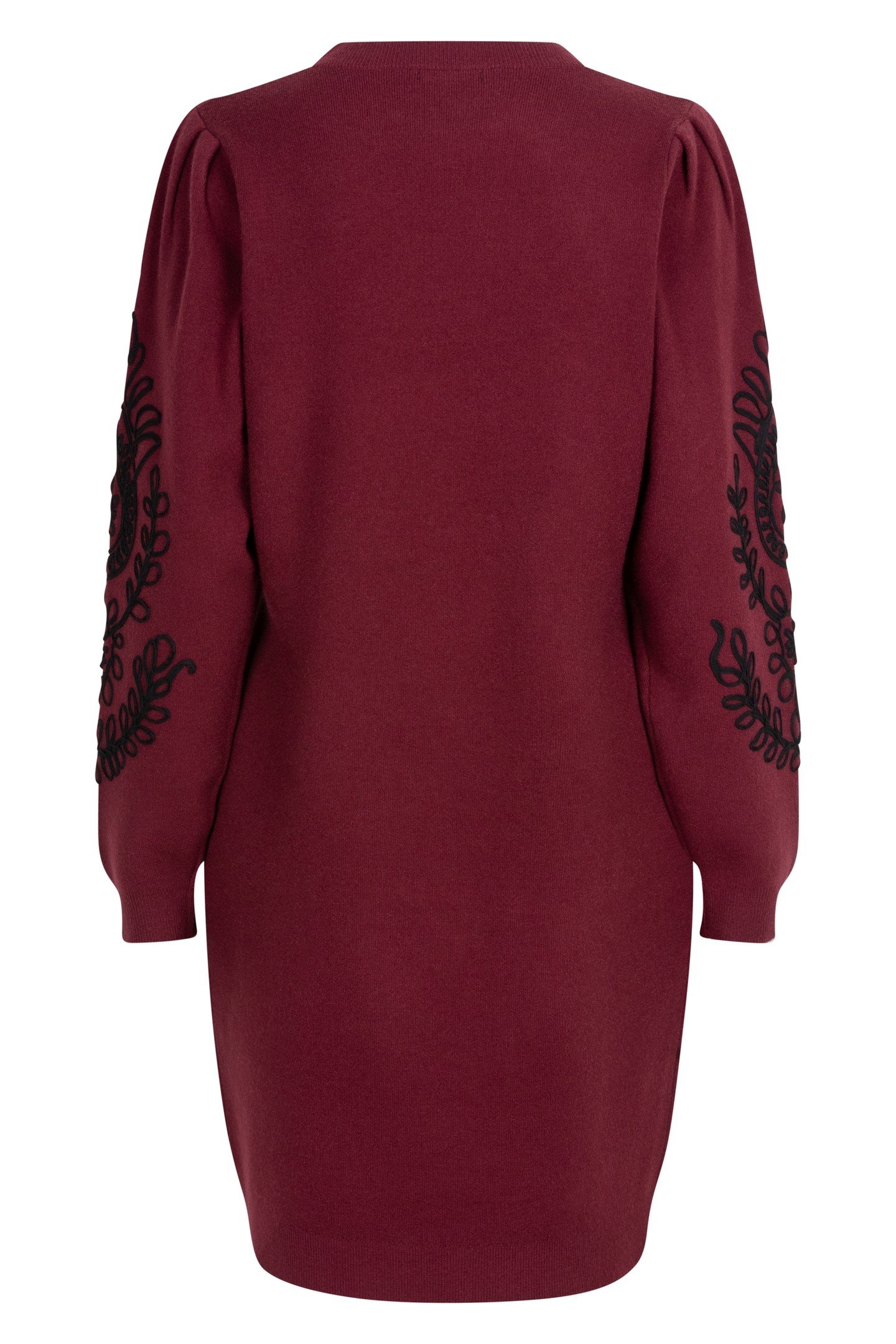 DRESS TAPE EMBROIDERY WINE RED 2