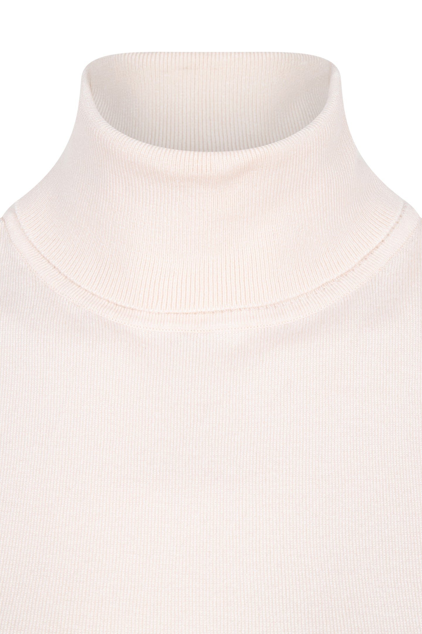 SWEATER SLV/LSS COL BASIC KNIT BEIGE 7