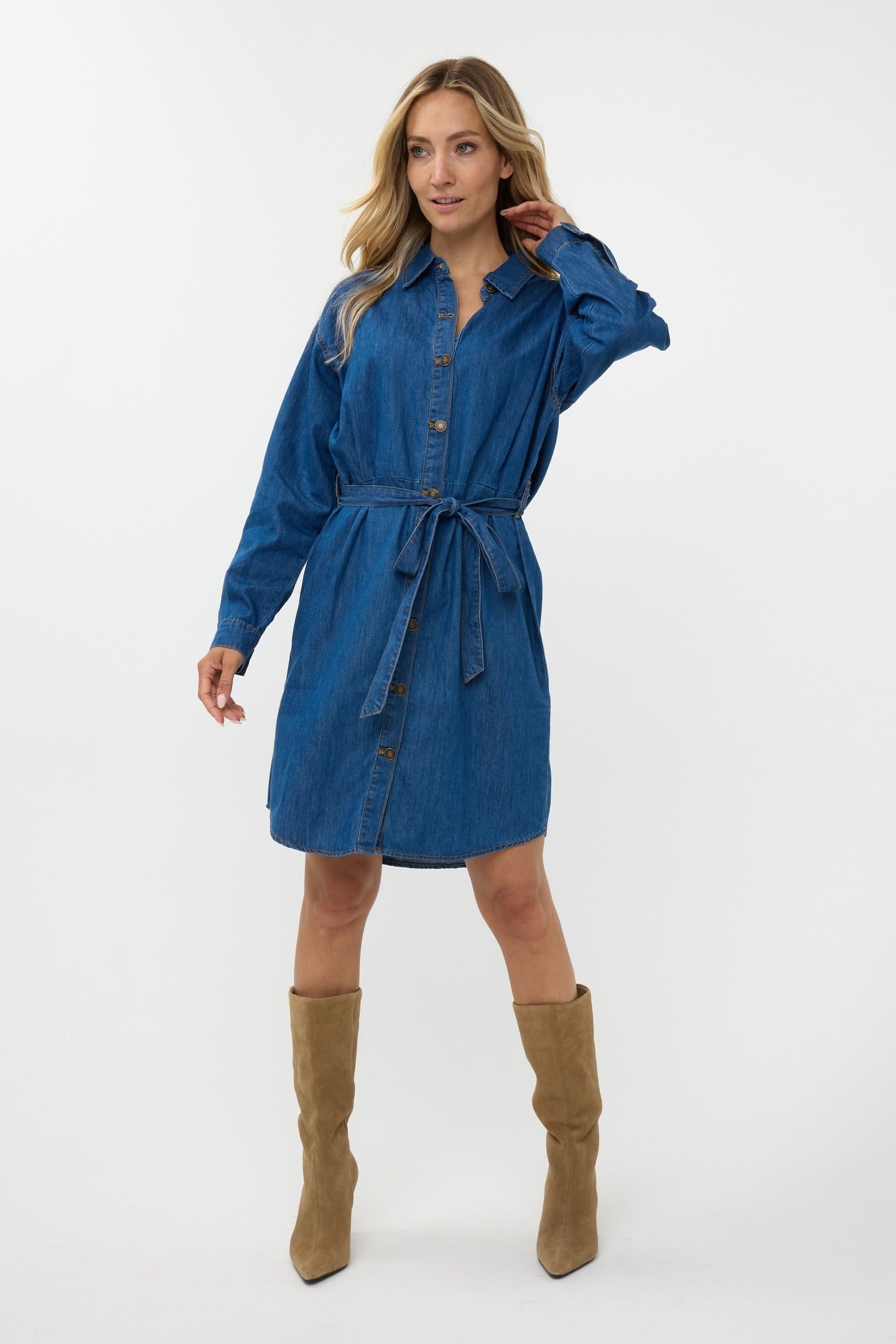 DRESS DENIM OVERSIZED JEANS BLUE 1