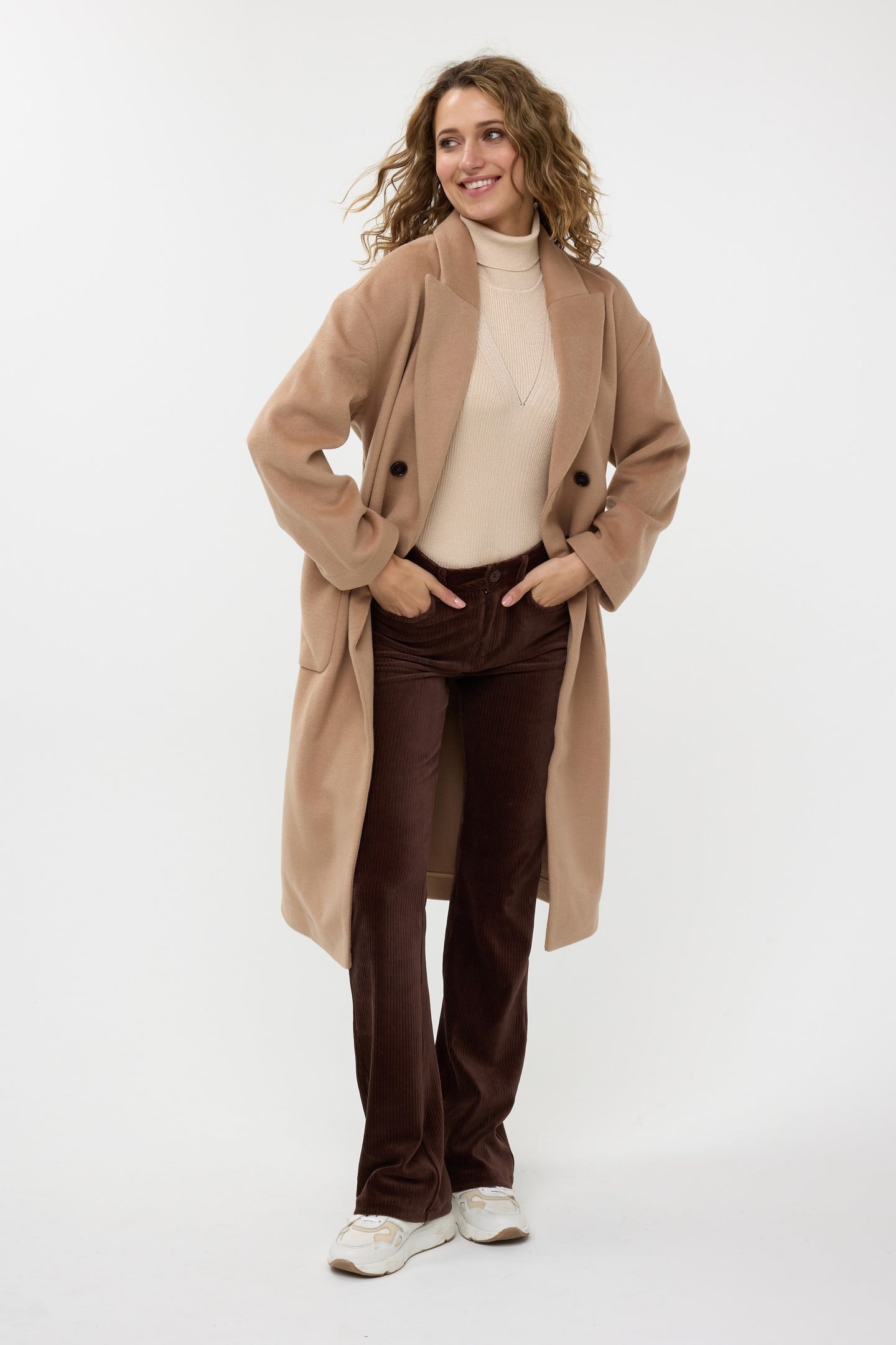 COAT PATCHED POCKETS CAMEL 1