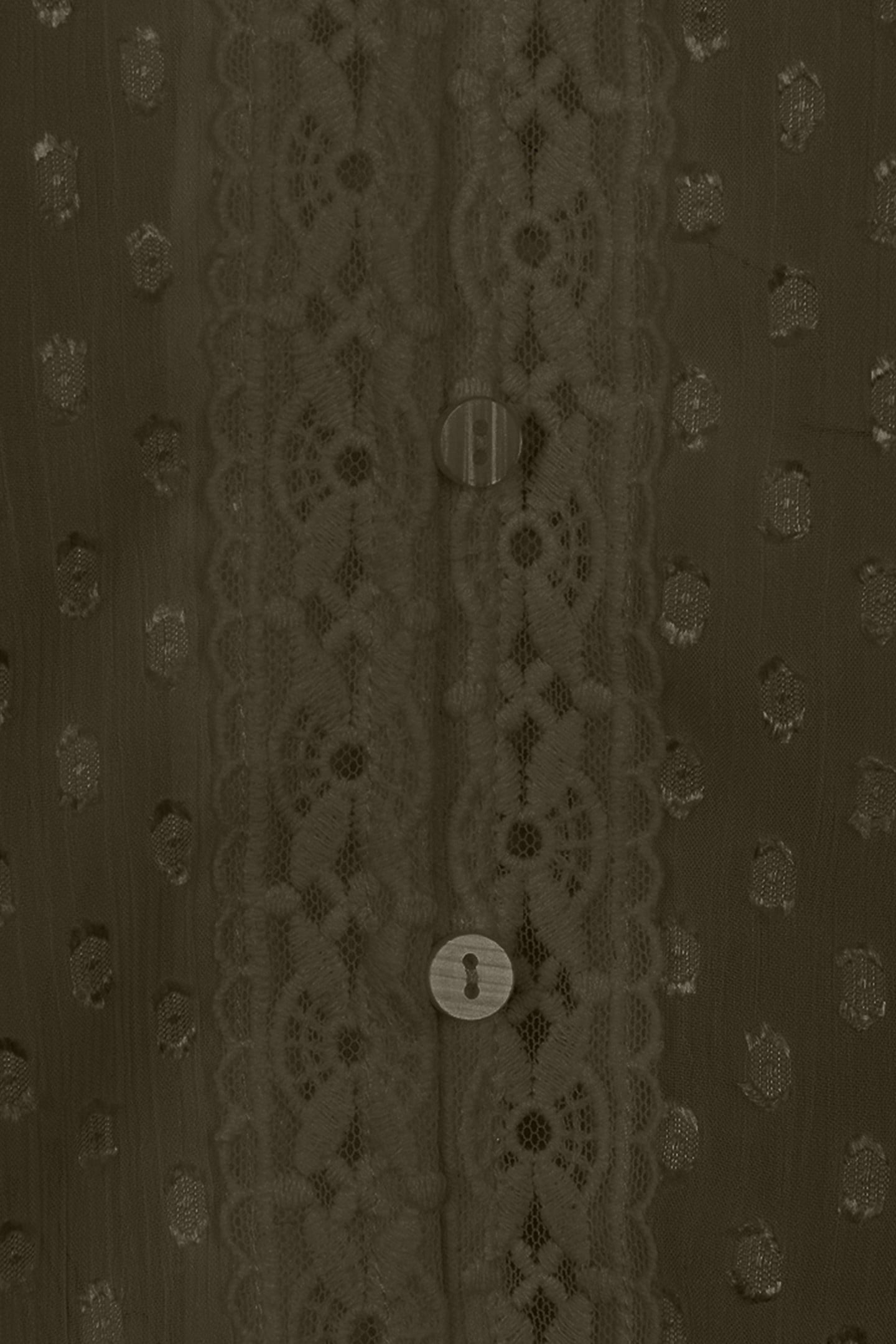 BLOUSE PLUMETIS EMBROIDERY TAPE GREEN 3