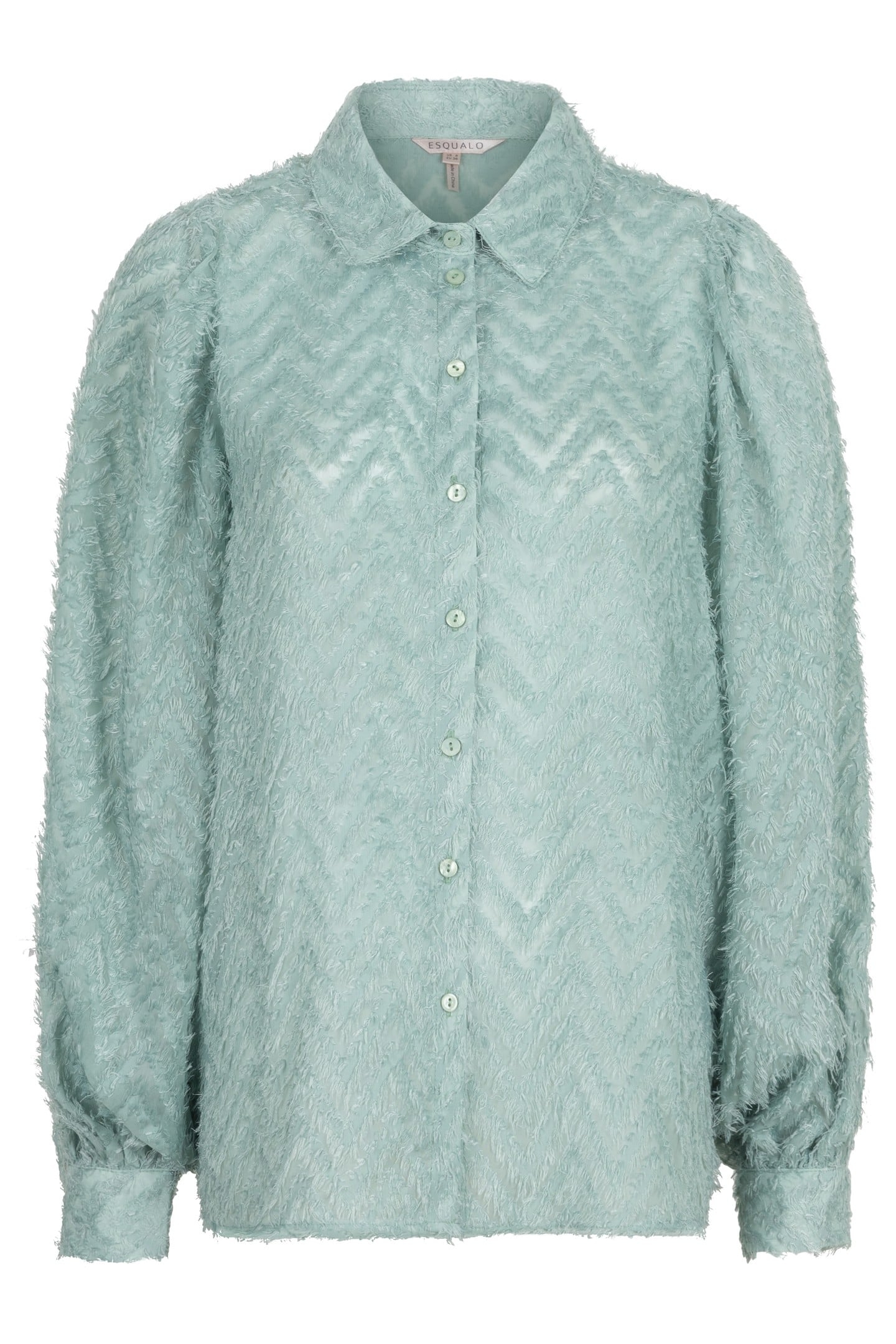 BLOUSE BASIC FLUFFY PLUMETIS JADE 4