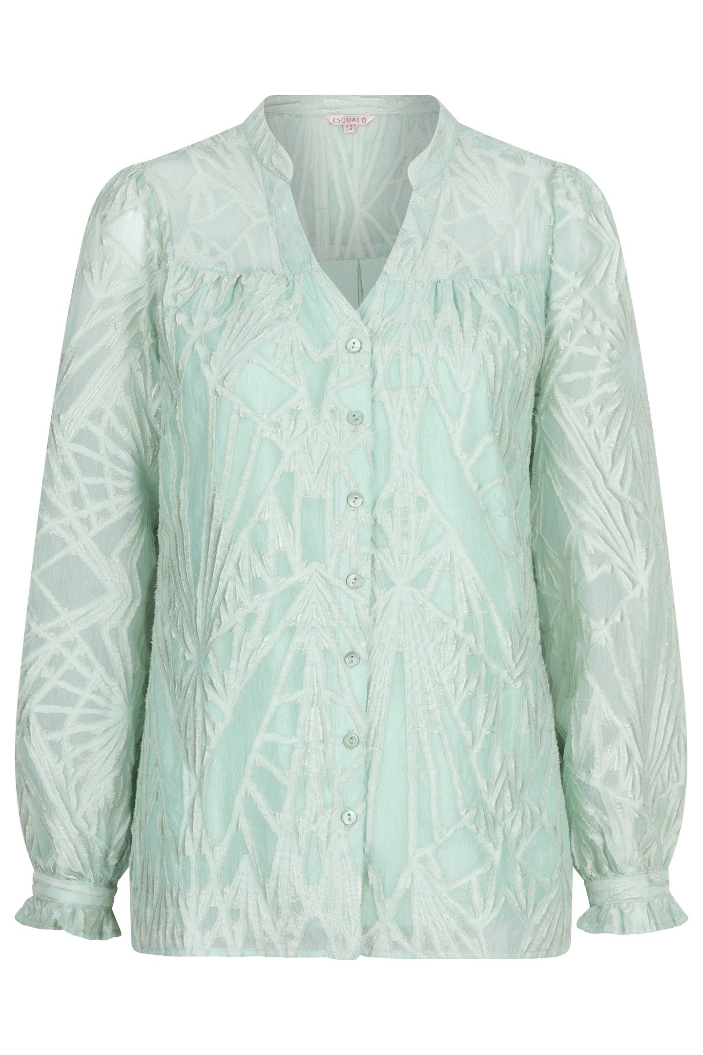 BLOUSE FANCY JACQUARD JADE 4