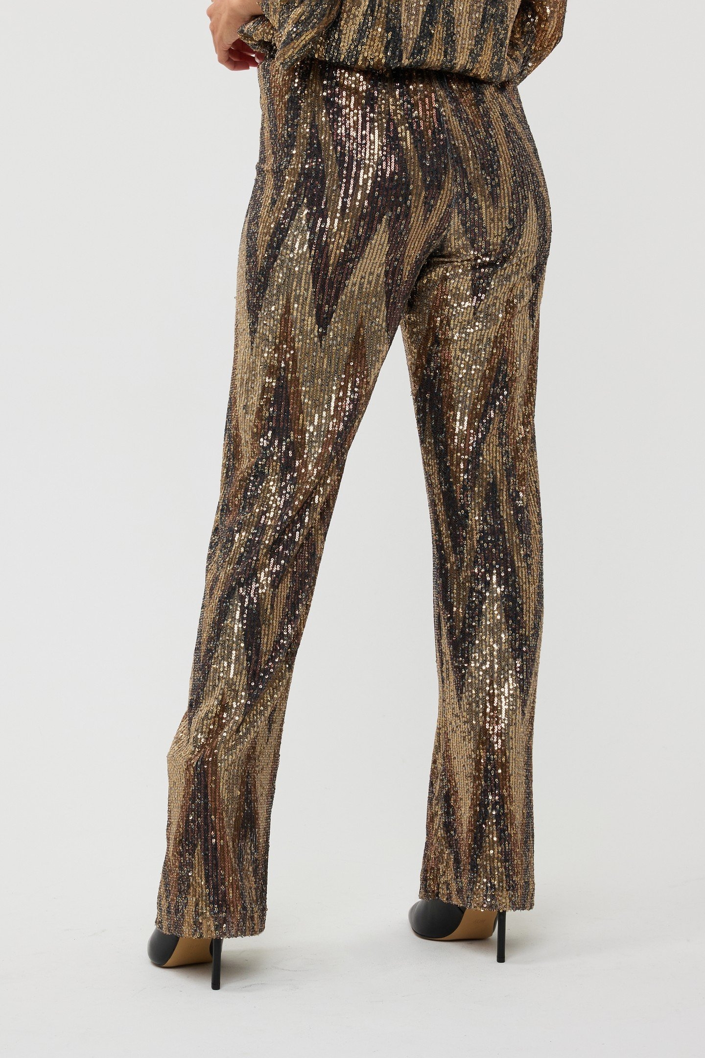 TROUSERS SEQUINS ZIGZAG PRINT 3