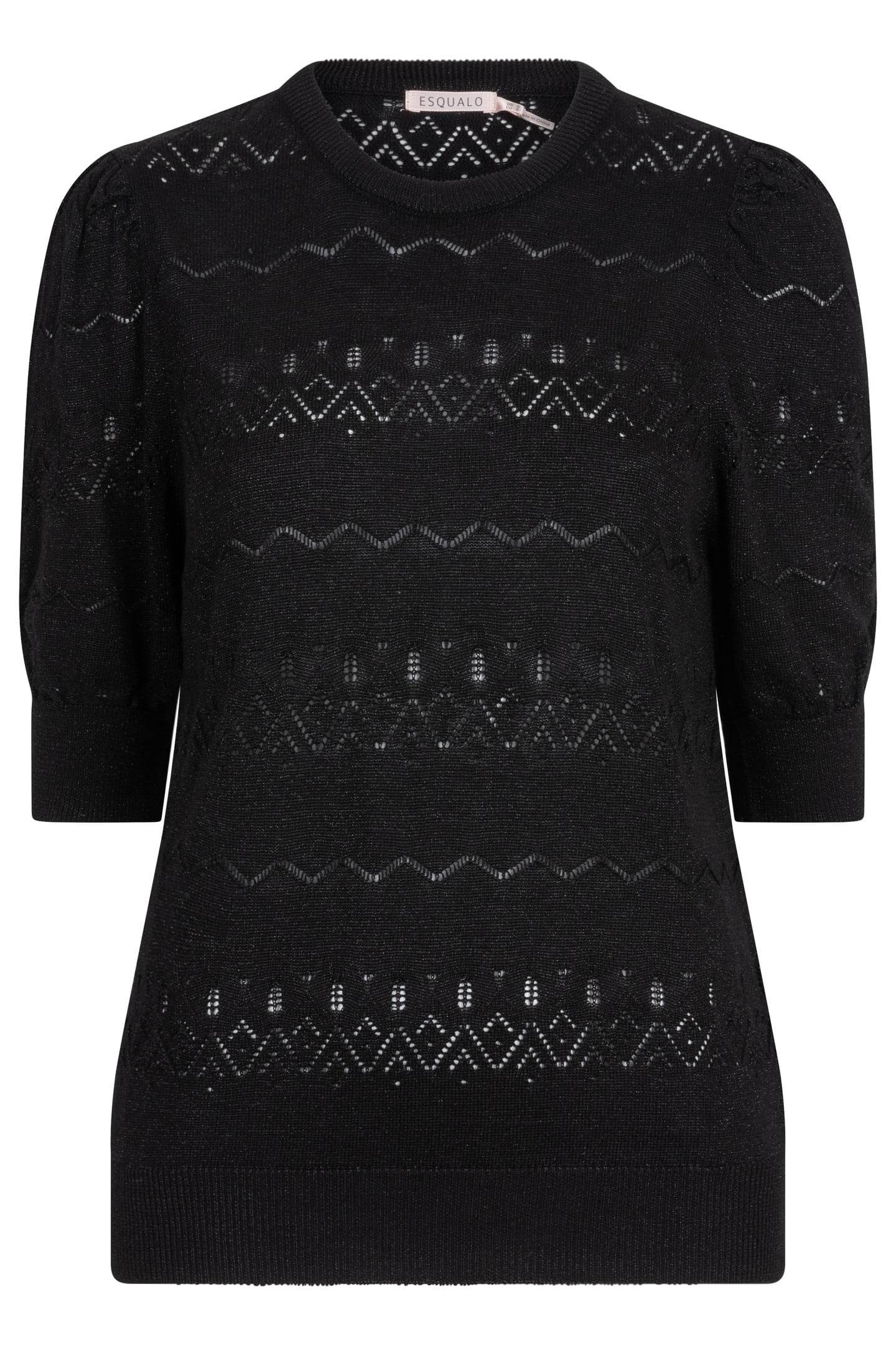 SWEATER S/SLVE LUREX BLACK 4