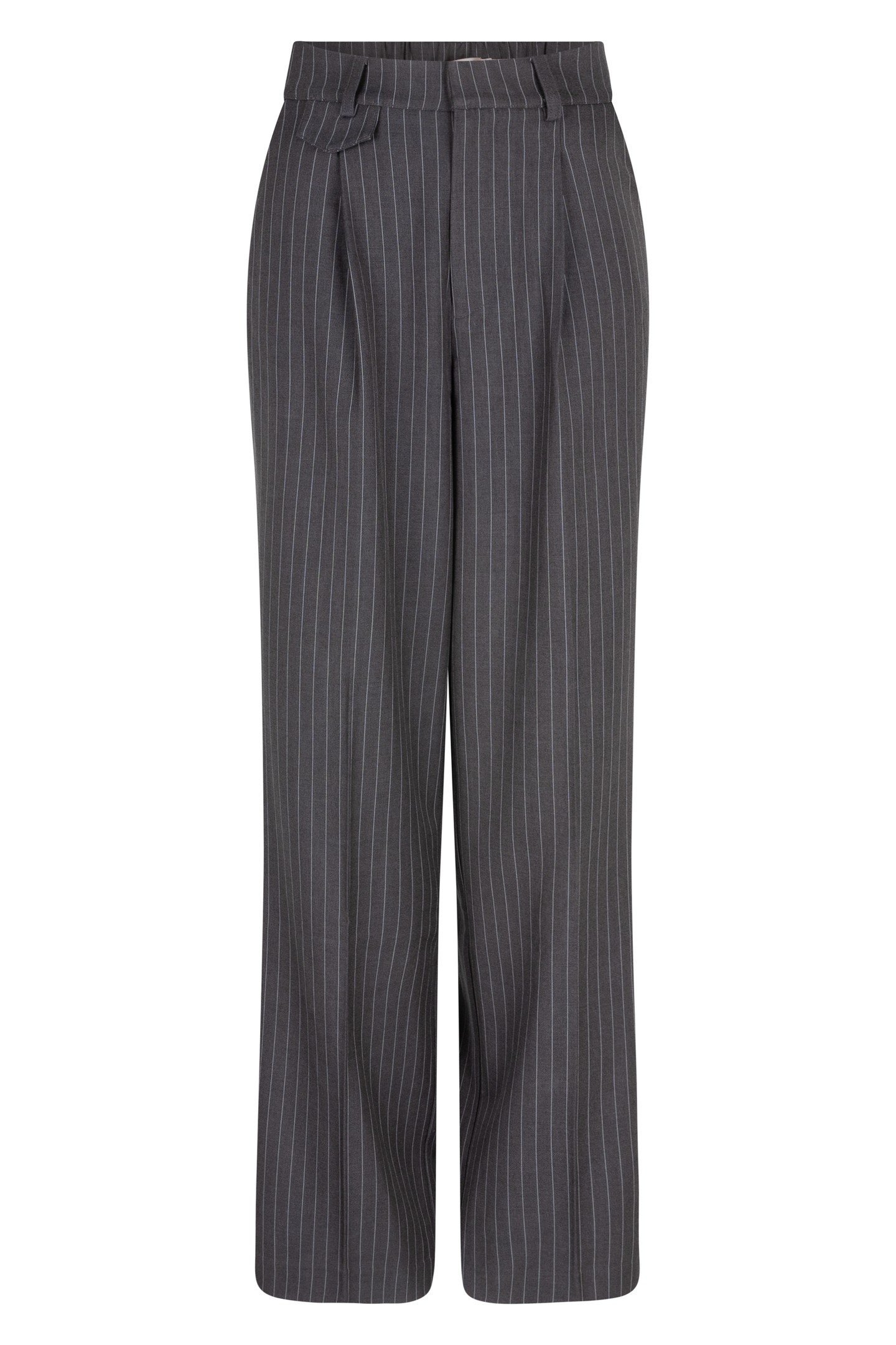 TROUSERS PINSTRIPE DARK GREY 4