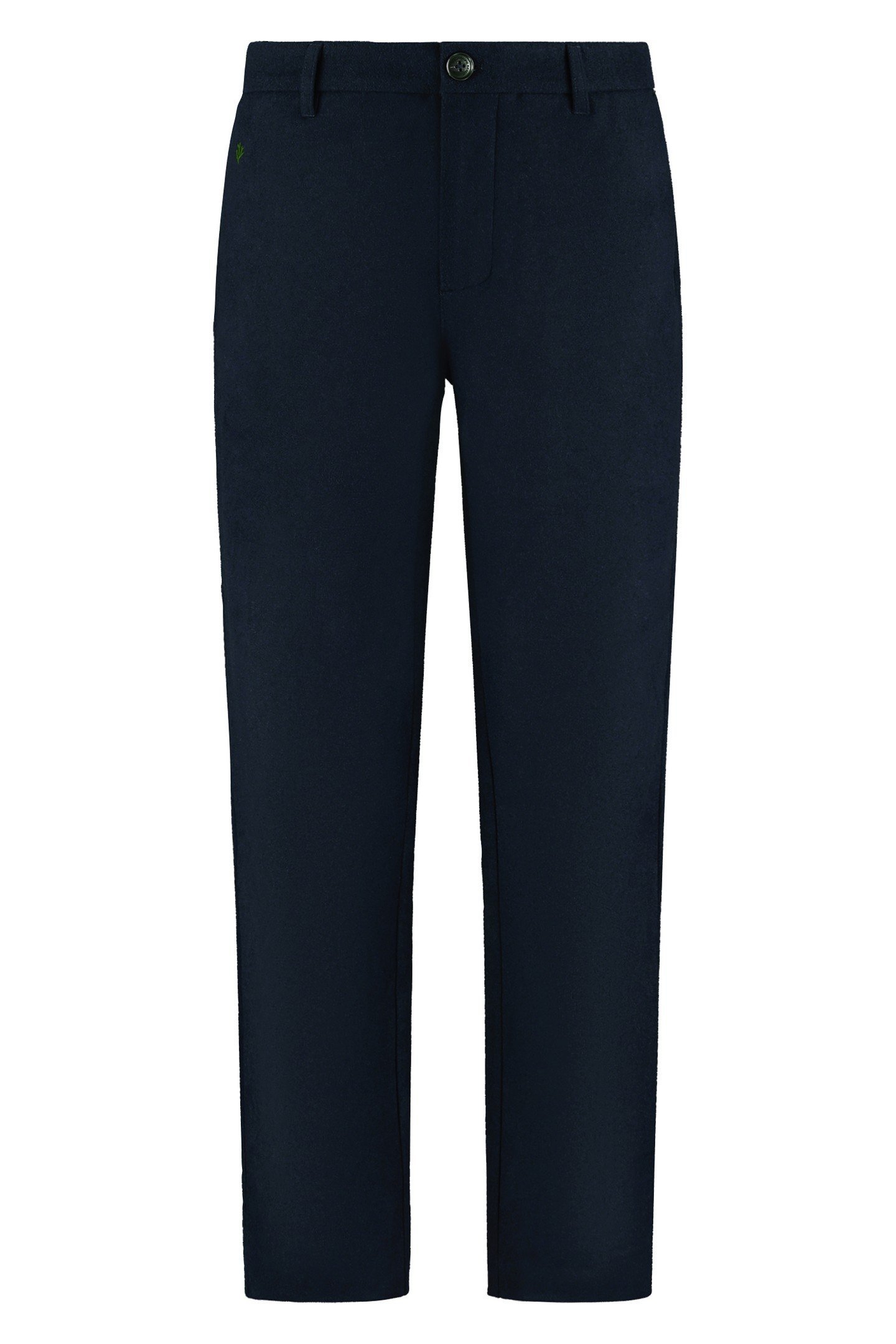 FORD WOOL BLEND STRAIGHT FIT TROUSERS BLUE DARK NAVY 6