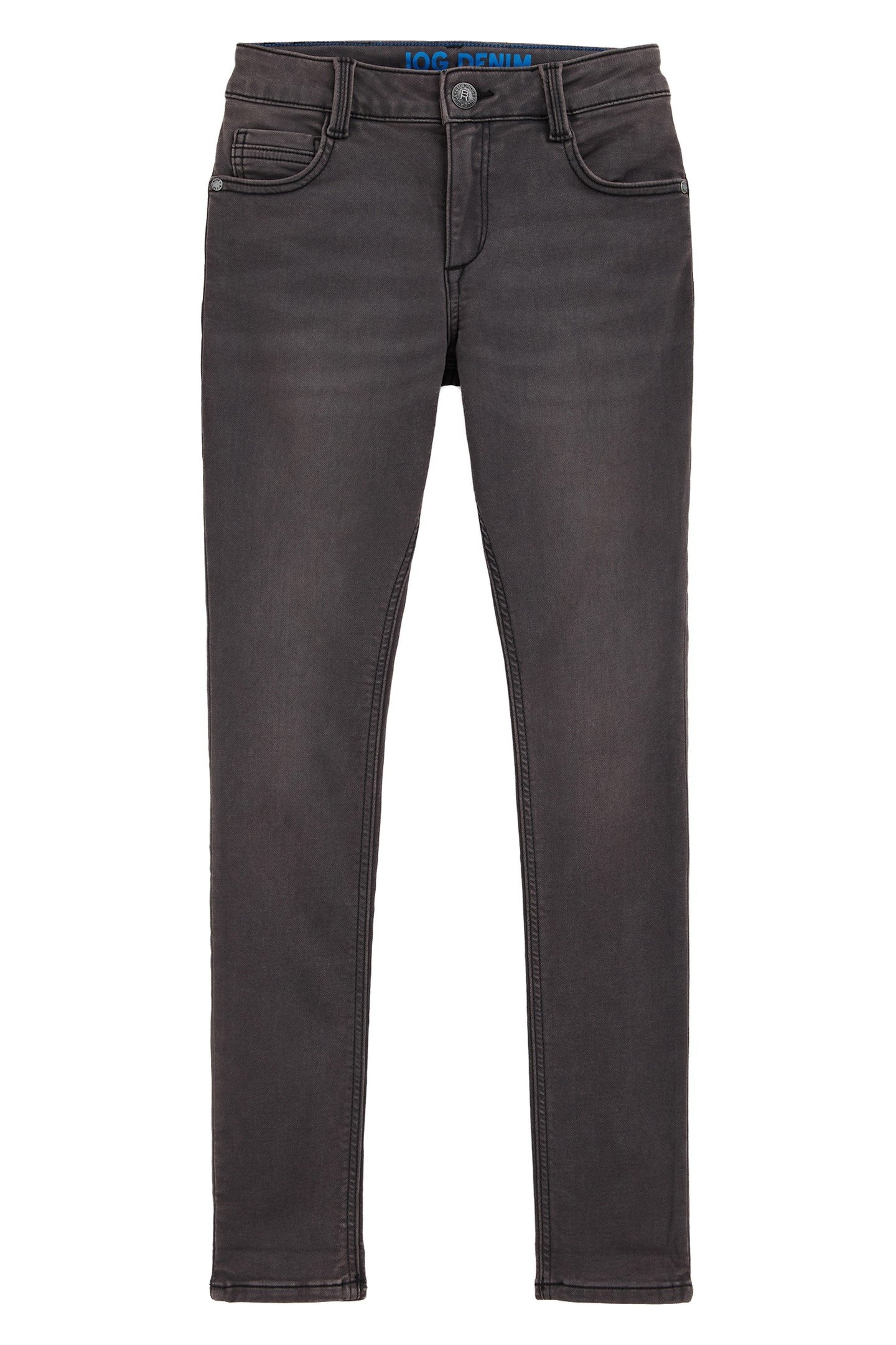 BOYS 5-POCKET MID WAIST DARK GREY 3