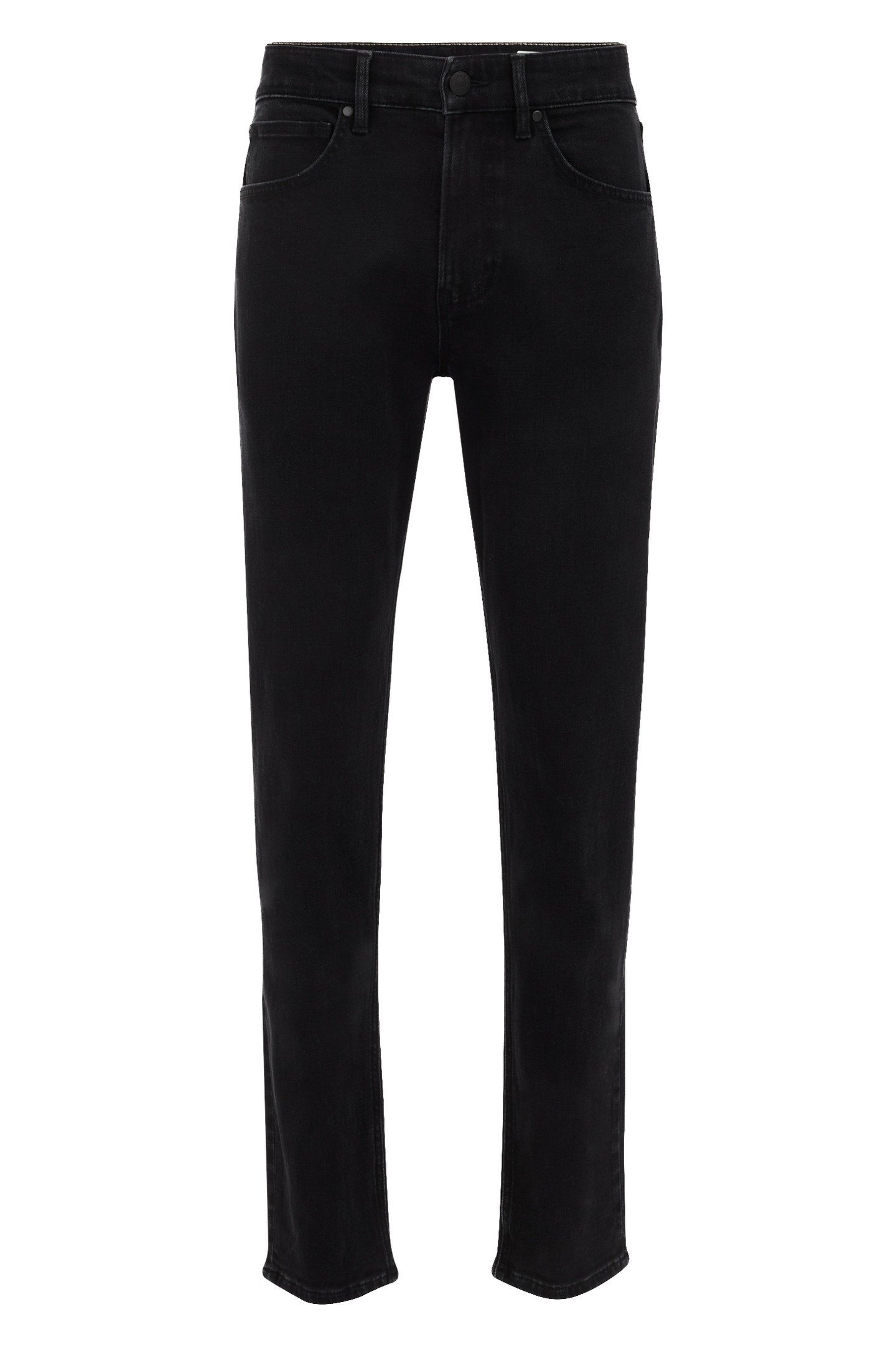 5-POCKET MID WAIST BLACK 1