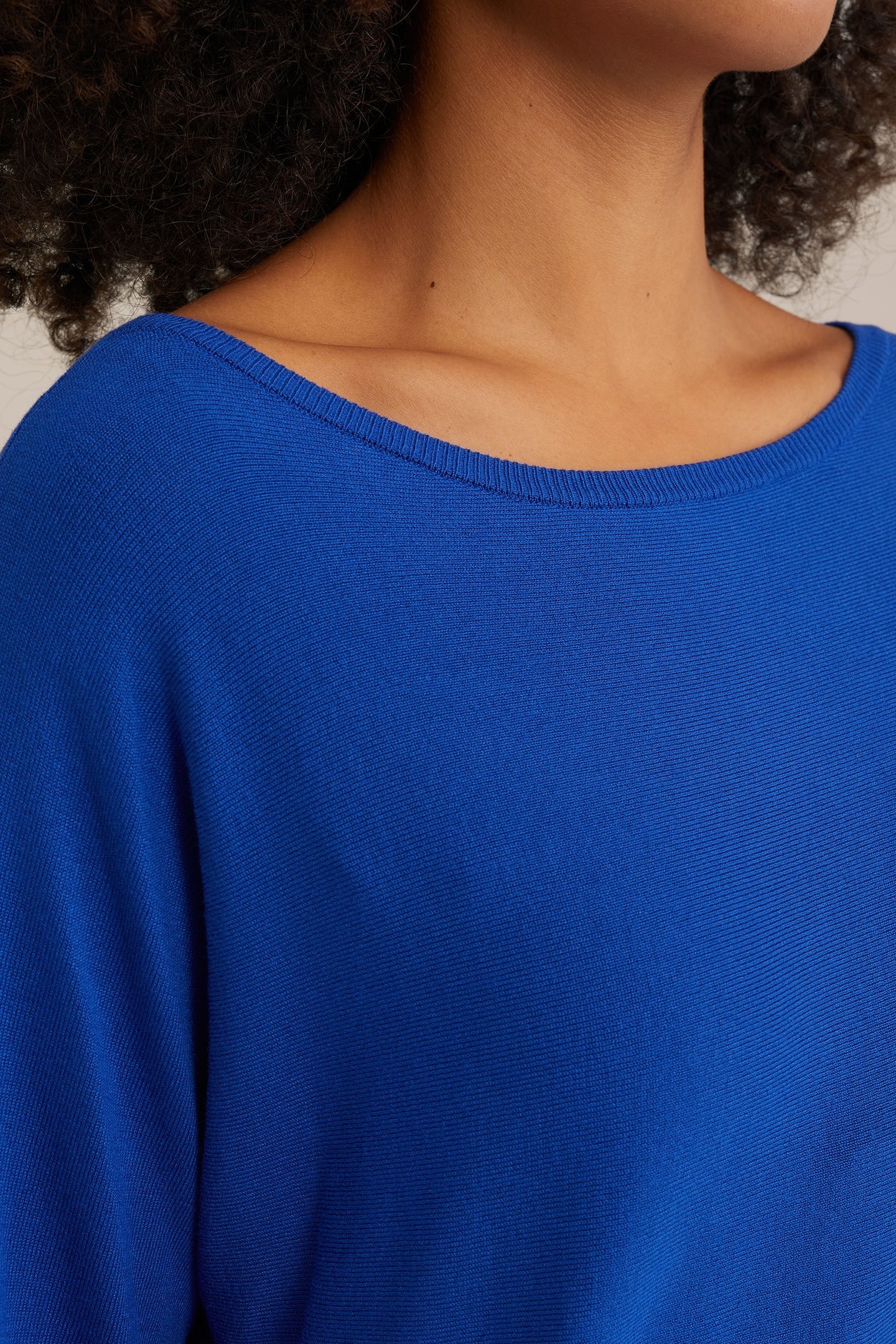 KNITTED PULLOVER COBALT BLUE 5