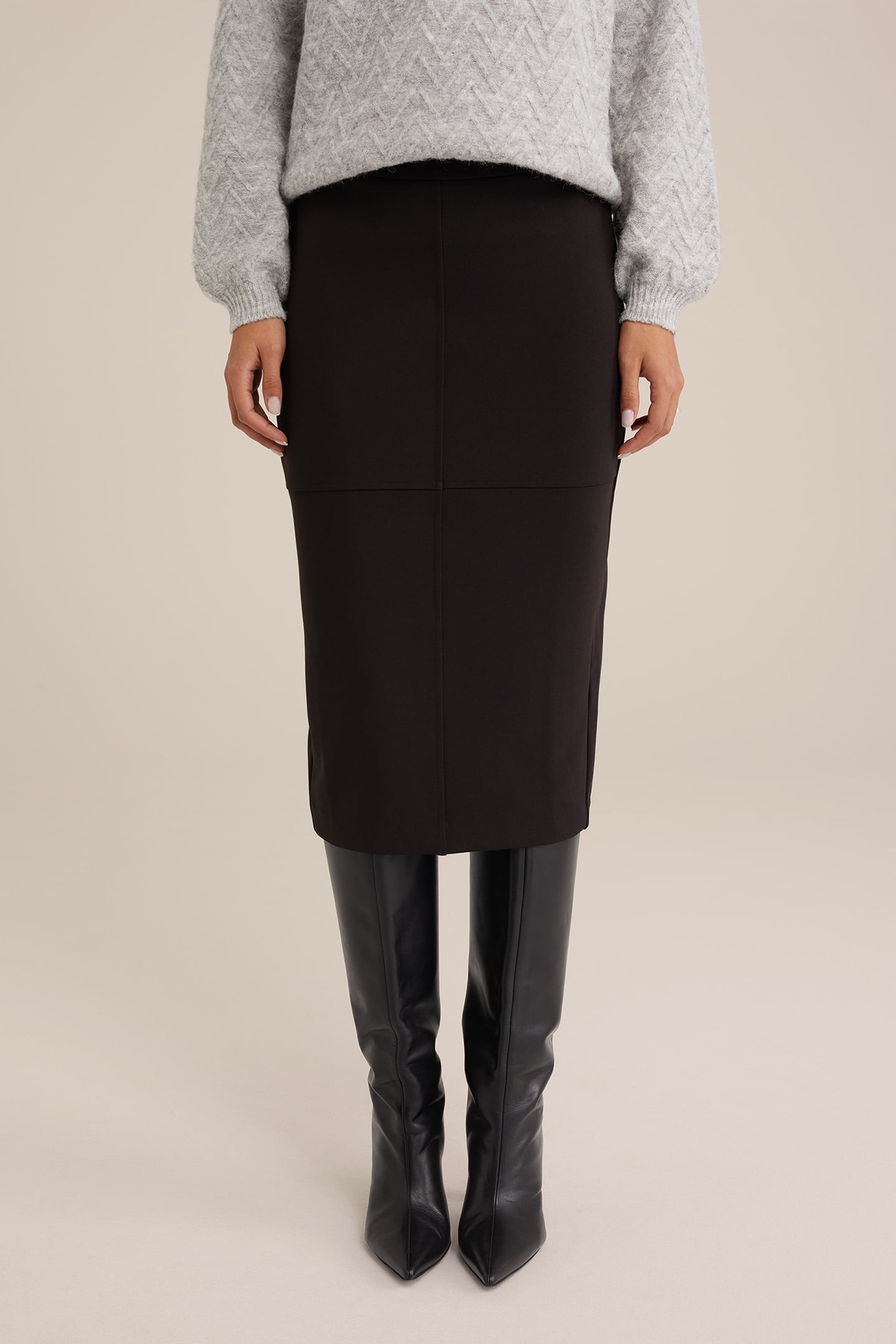 SKIRT PENCIL BLACK 3