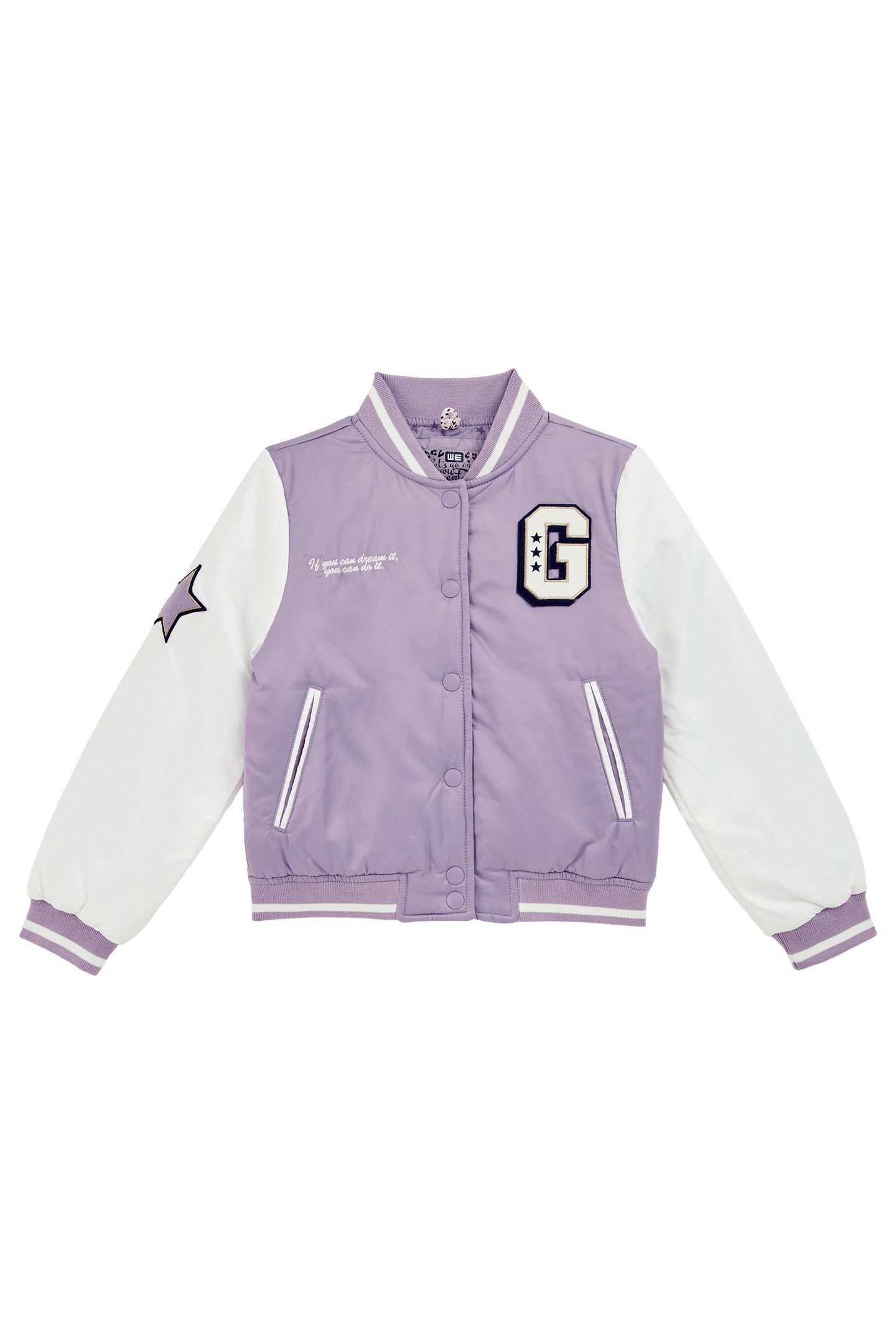 GIRLS BOMBER LILAC 3