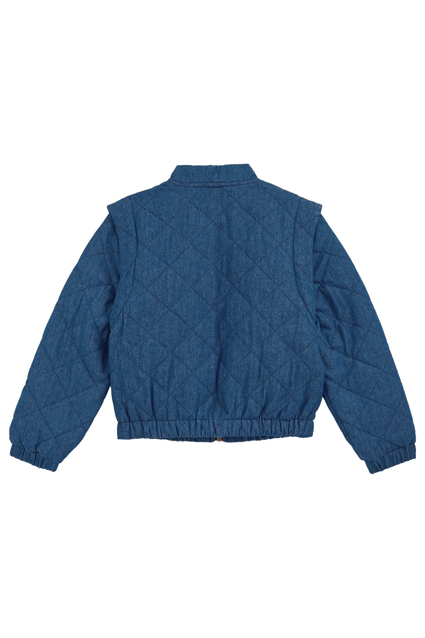 GIRLS BOMBER DARK BLUE 4
