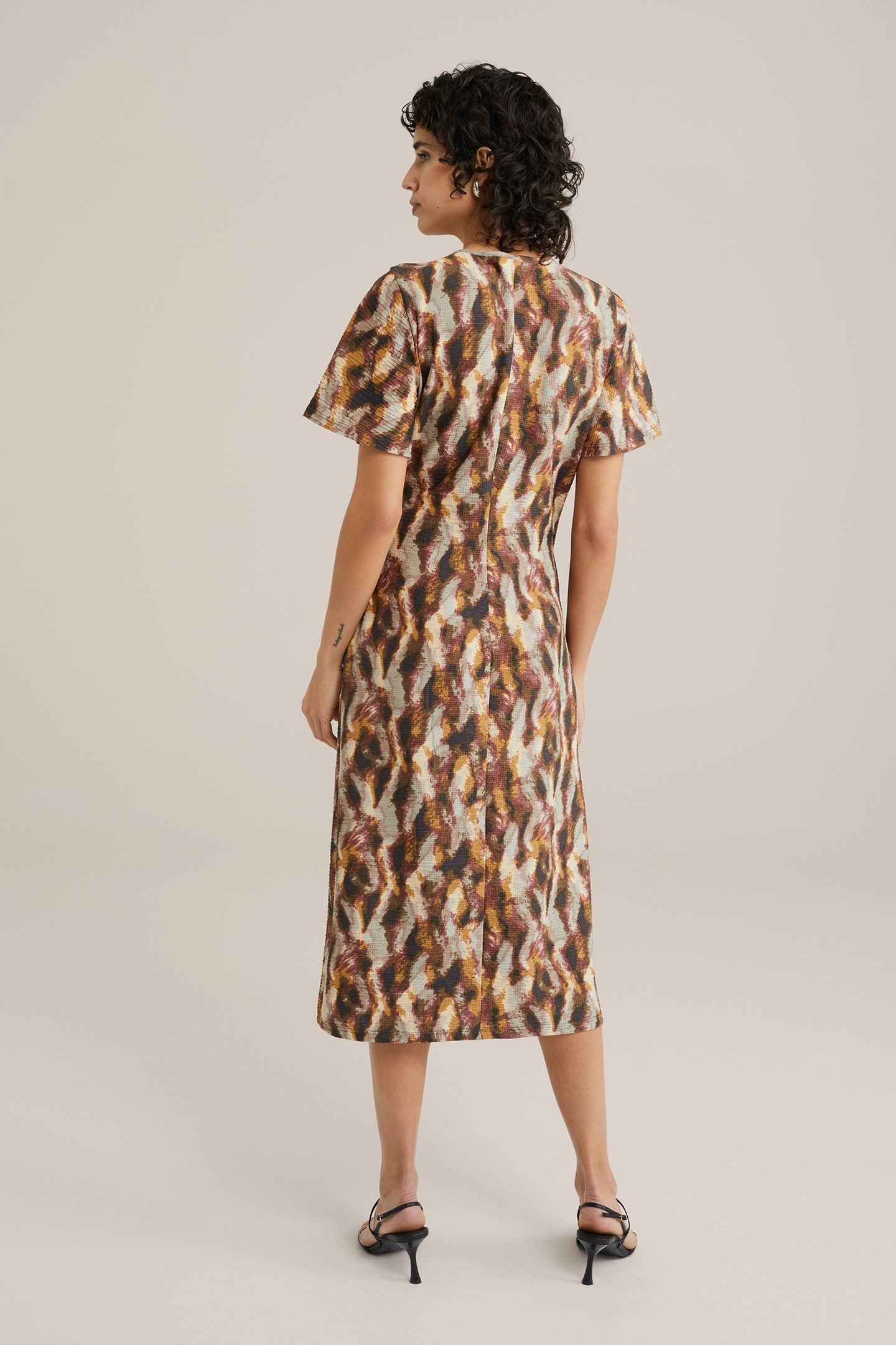 DRESS MID LENGTH YELLOW 4