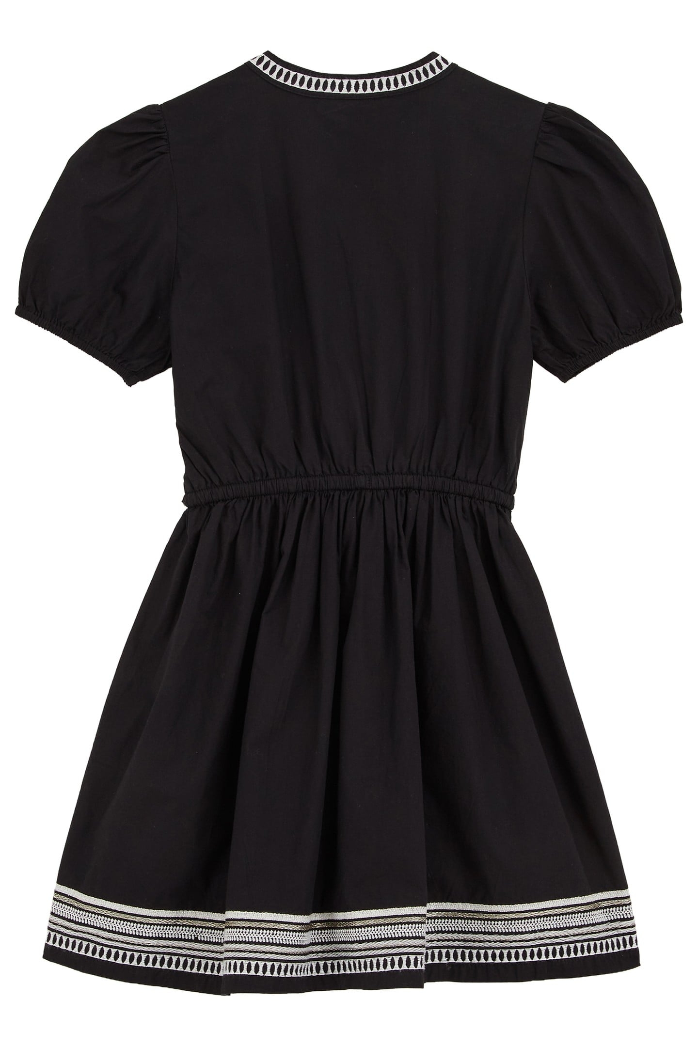 GIRLS DRESS MID LENGTH BLACK 4